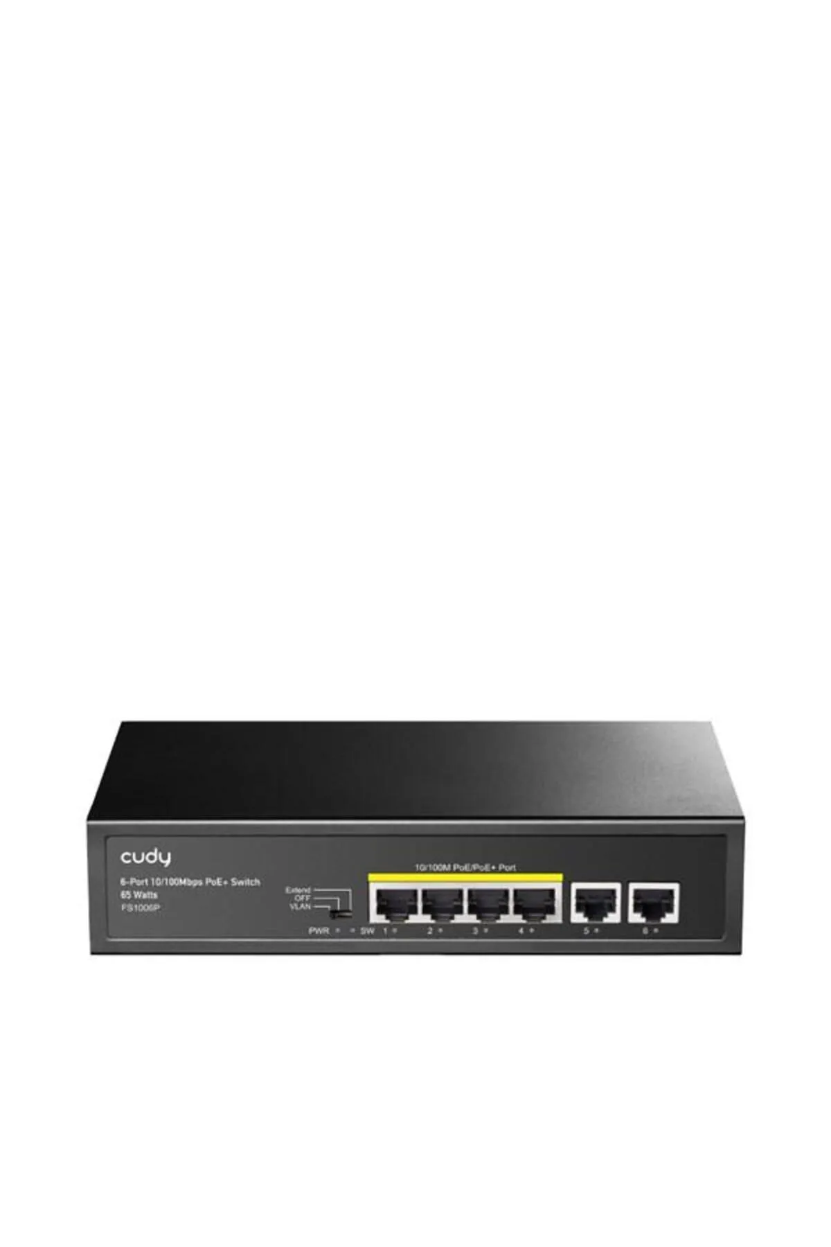 cudy Fs1006p 6 Port 10/100 60w 4port Poe Yönetilemez Switch