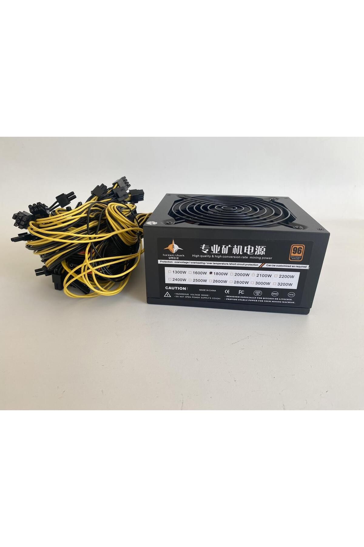 Hasyılmaz Furious Shark 1800w 96 Power Supply Güç Kaynağı - Minning Güç Kaynağı