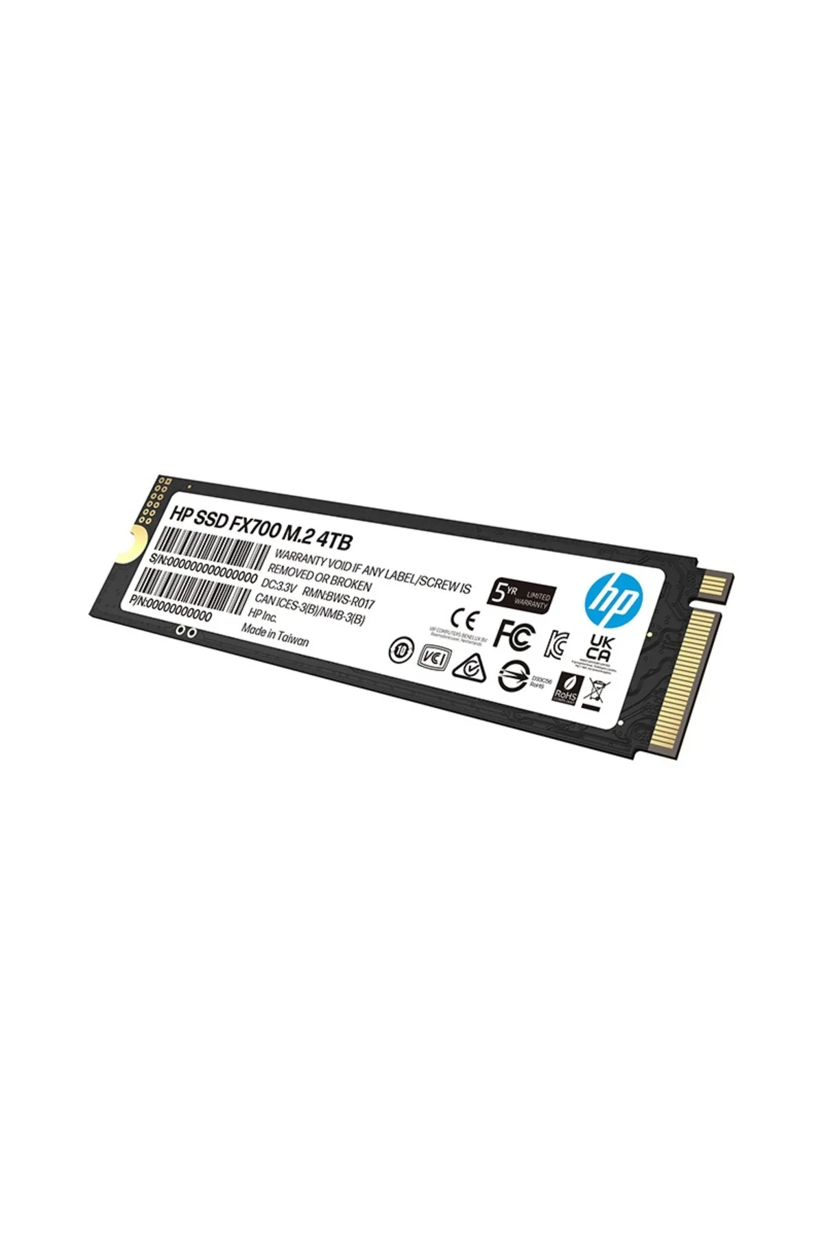 HP FX700 4TB 7200MB/s - 6200MB/s PCI-e NVMe M.2 2280 SSD 8U2N7AA (PlayStation 5 Uyumlu)