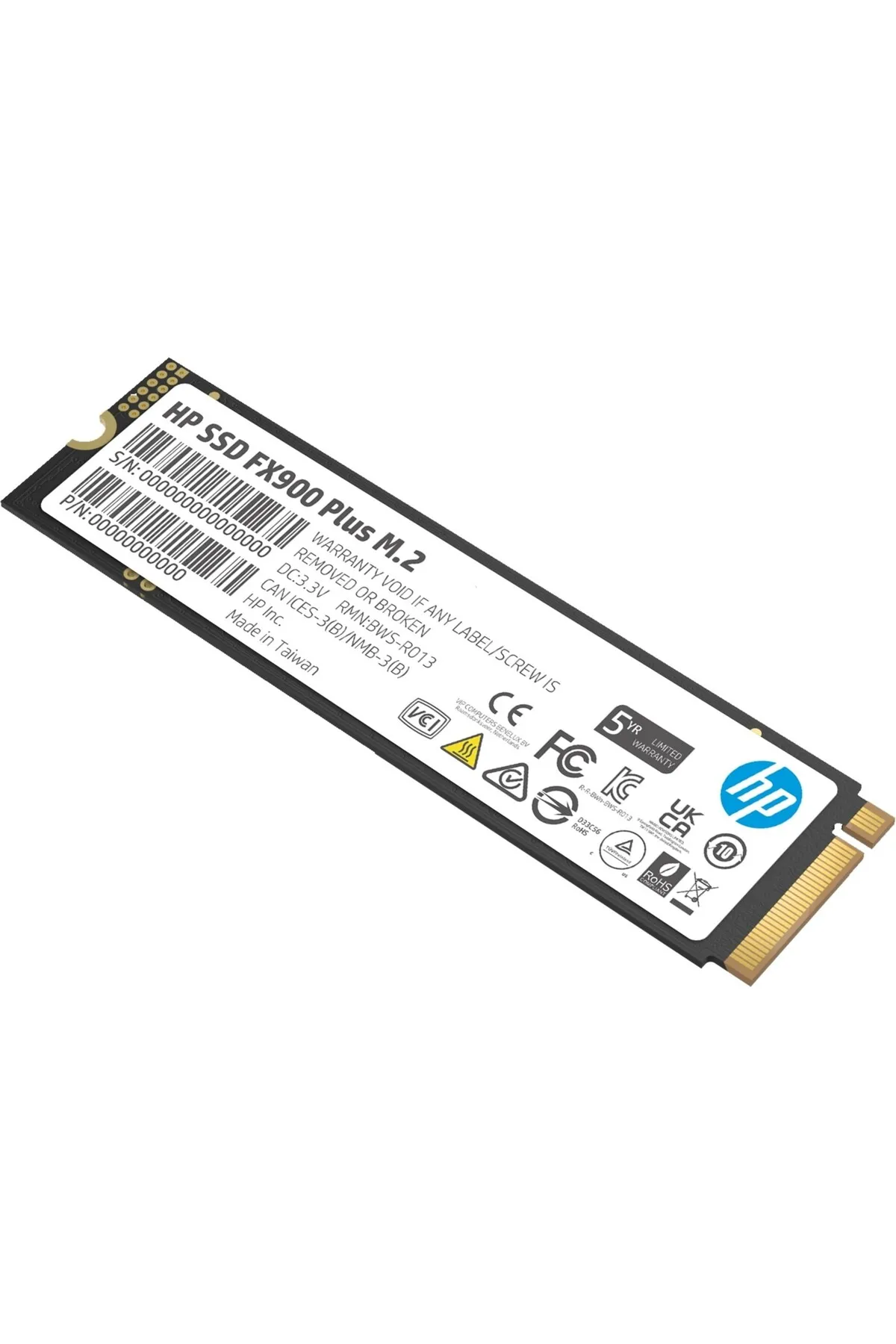 HP FX900 Plus 2TB 7100MB/s-6300MB/s  PCI-e NVMe M.2 SSD (7F618AA)