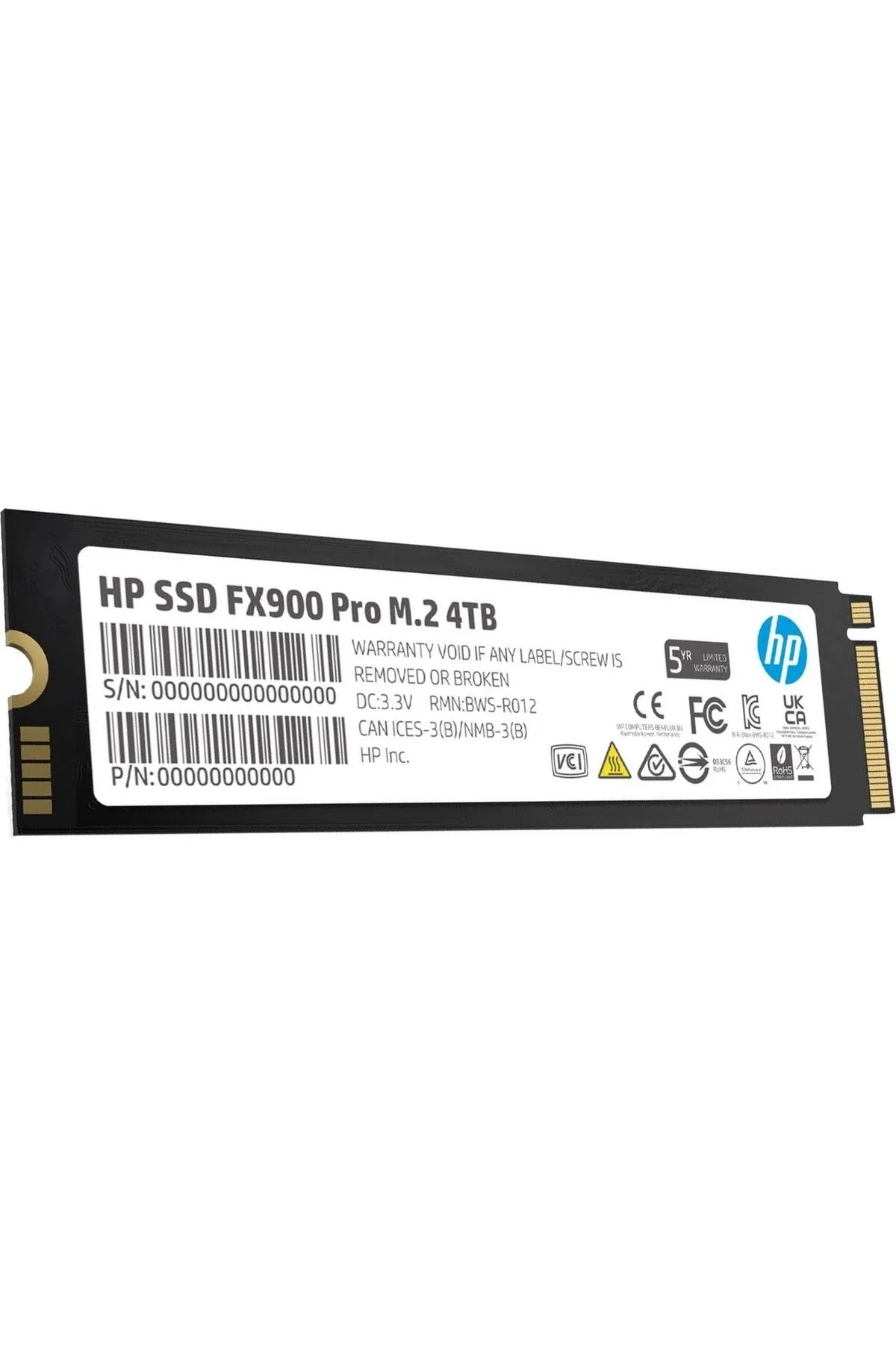 HP Fx900 Plus 4tb 7400mb/s-6500mb/s Gen 4x4 Pcıe Nvme M.2 Ssd 7f619aa (PLAYSTATİON UYUMLU)