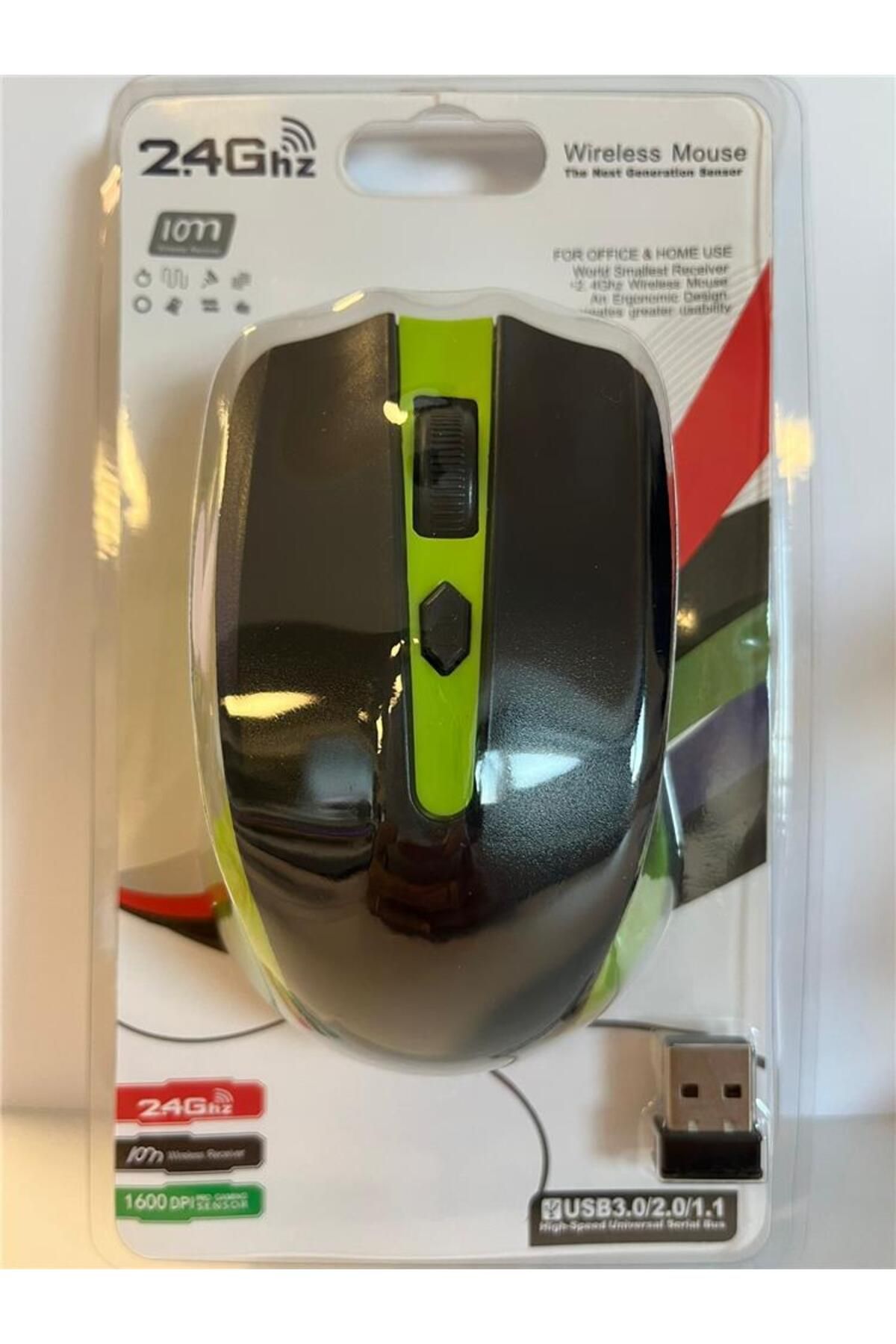 ELBA G-211 Yeşil 2.4ghz Kablosuz Mouse