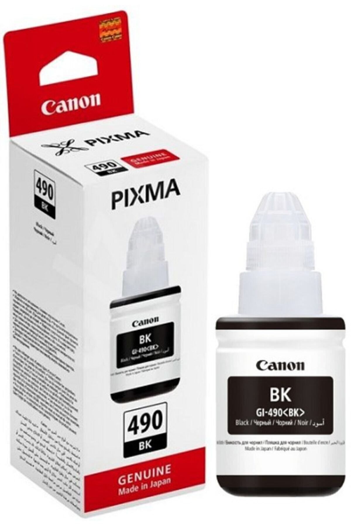 Canon Gı-490- Bk 135 Ml Siyah Mürekkep Kartuşu