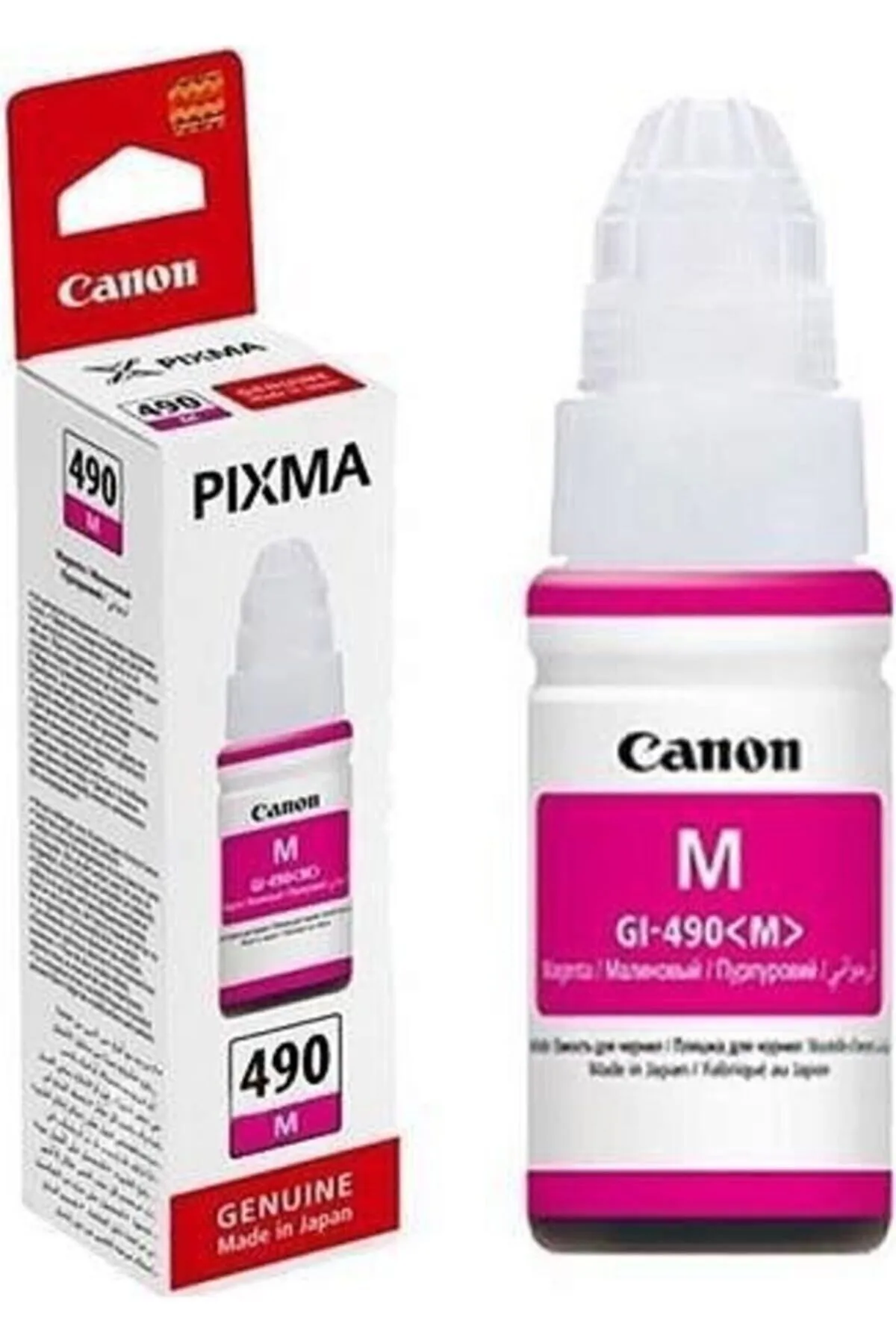 Canon Gı-490-m 70 Ml Kırmızı Mürekkep Kartuşu