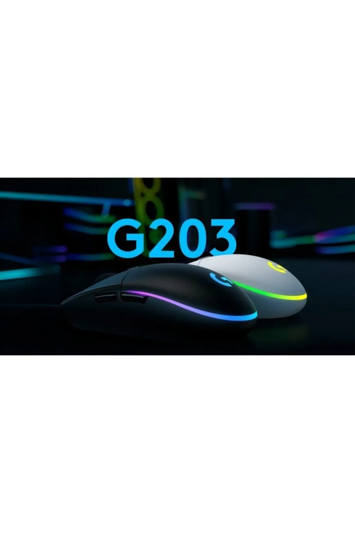 Logitech G G203 Lightsync Kablolu Oyuncu Mouse Siyah