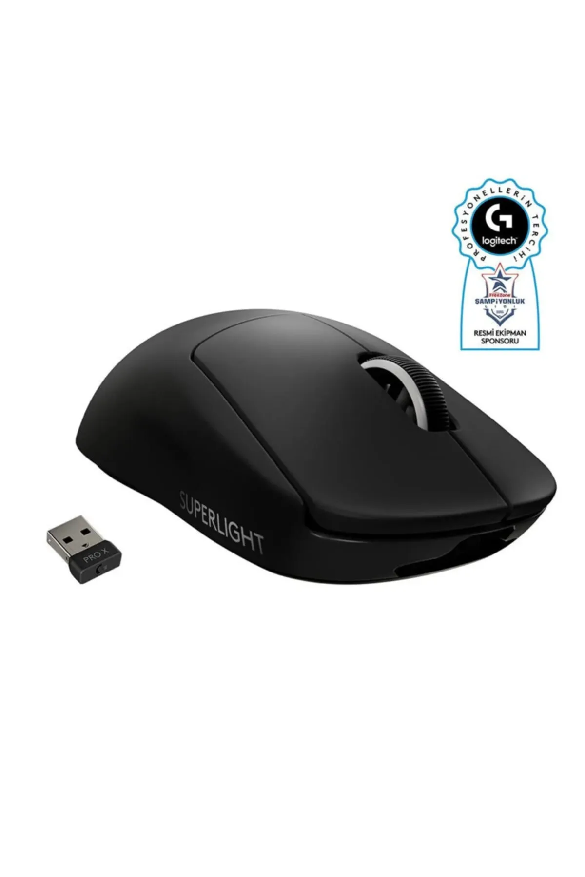 Logitech G Pro X Superlight Lightspeed Kablosuz Oyuncu Mouse Siyah- Mousepad Hediyeli Modern Tasarım 826334