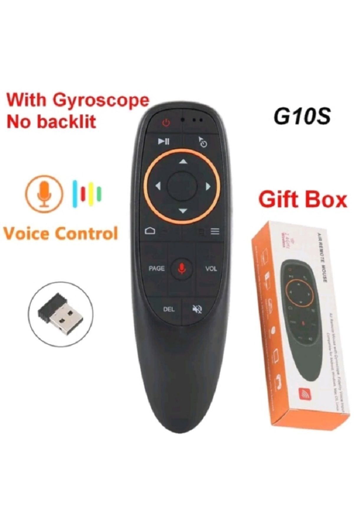 Air G10 Air Remote Mouse 2.4ghz Sesle Uzaktan Kumanda