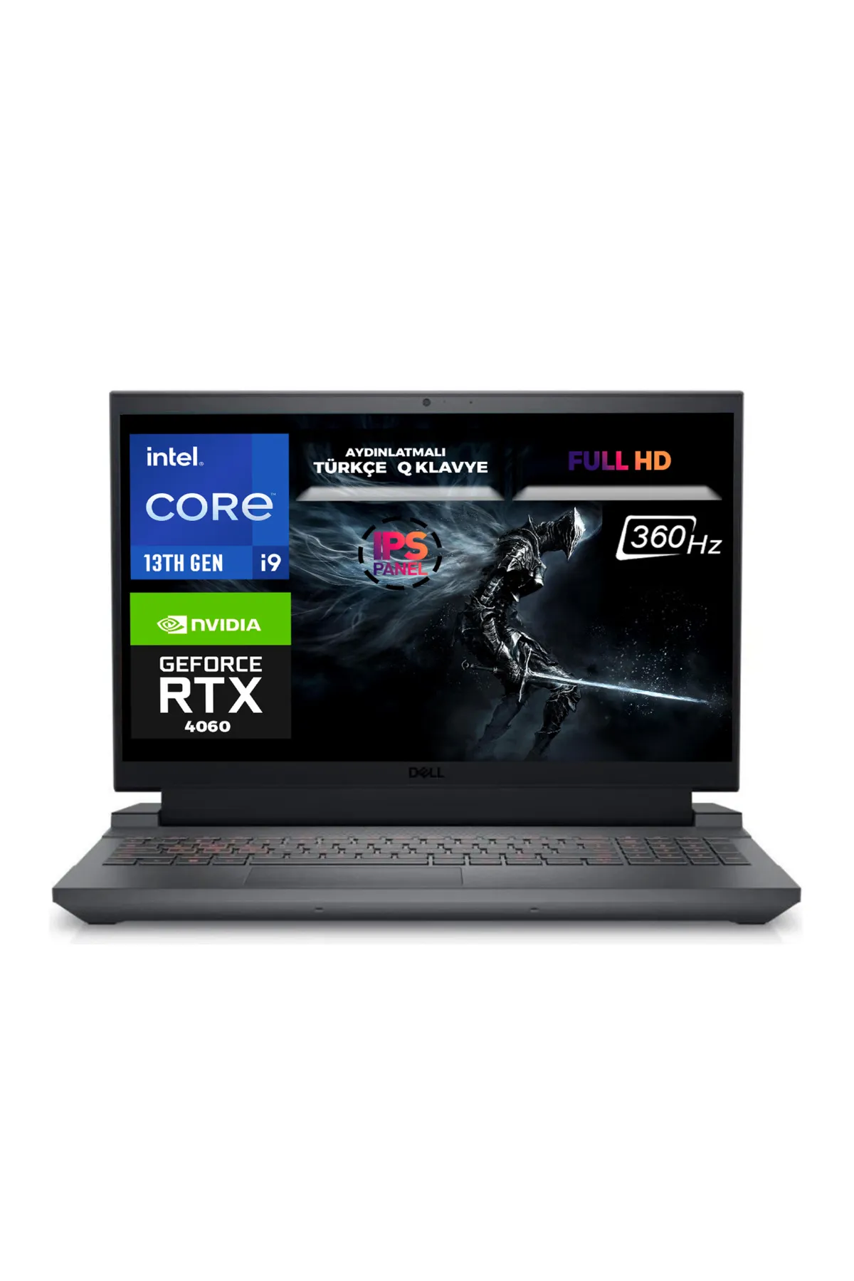 Dell G15 5530 i9-13900HX 32GB 1TB SSD 8 GB RTX4060 15.6" FHD Ubuntu Gaming Notebook G155530017U 001