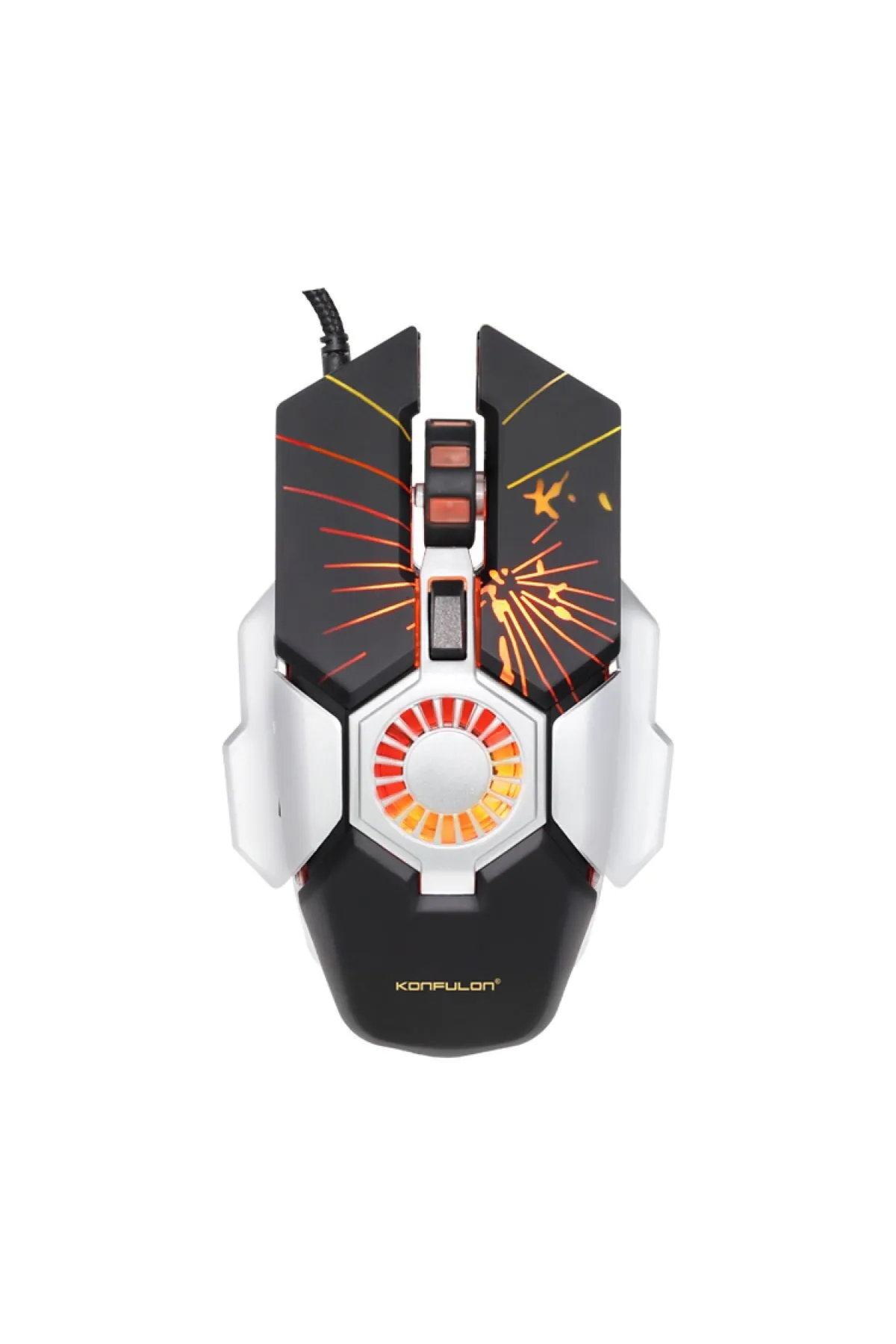 Konfulon G16 RGB Işıklı Kablolu Gamer Mouse 327107 Uyumlu