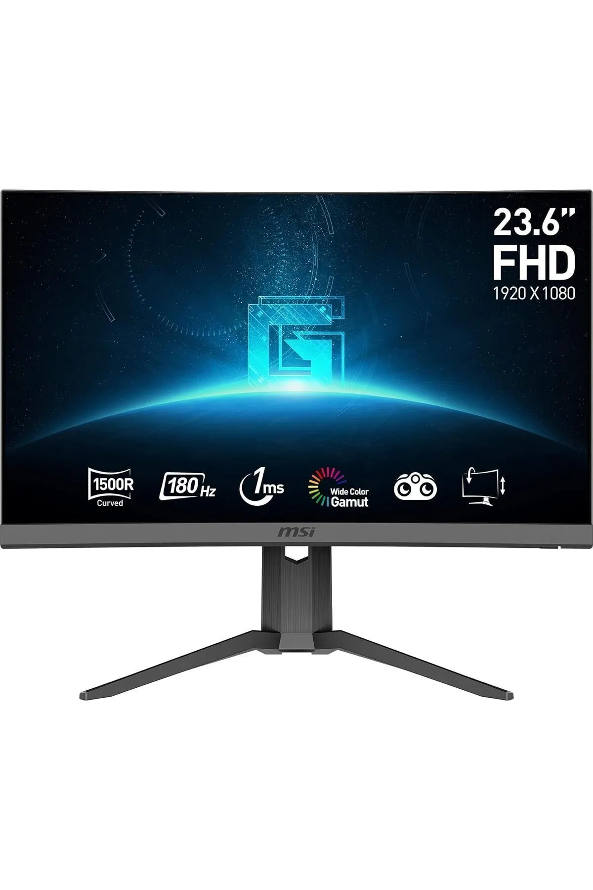 MSI G24C6P E2 23.6" FHD CURVE 1500R VA 180HZ 1MS ADAPTIVE-SYNC GAMING MONITOR