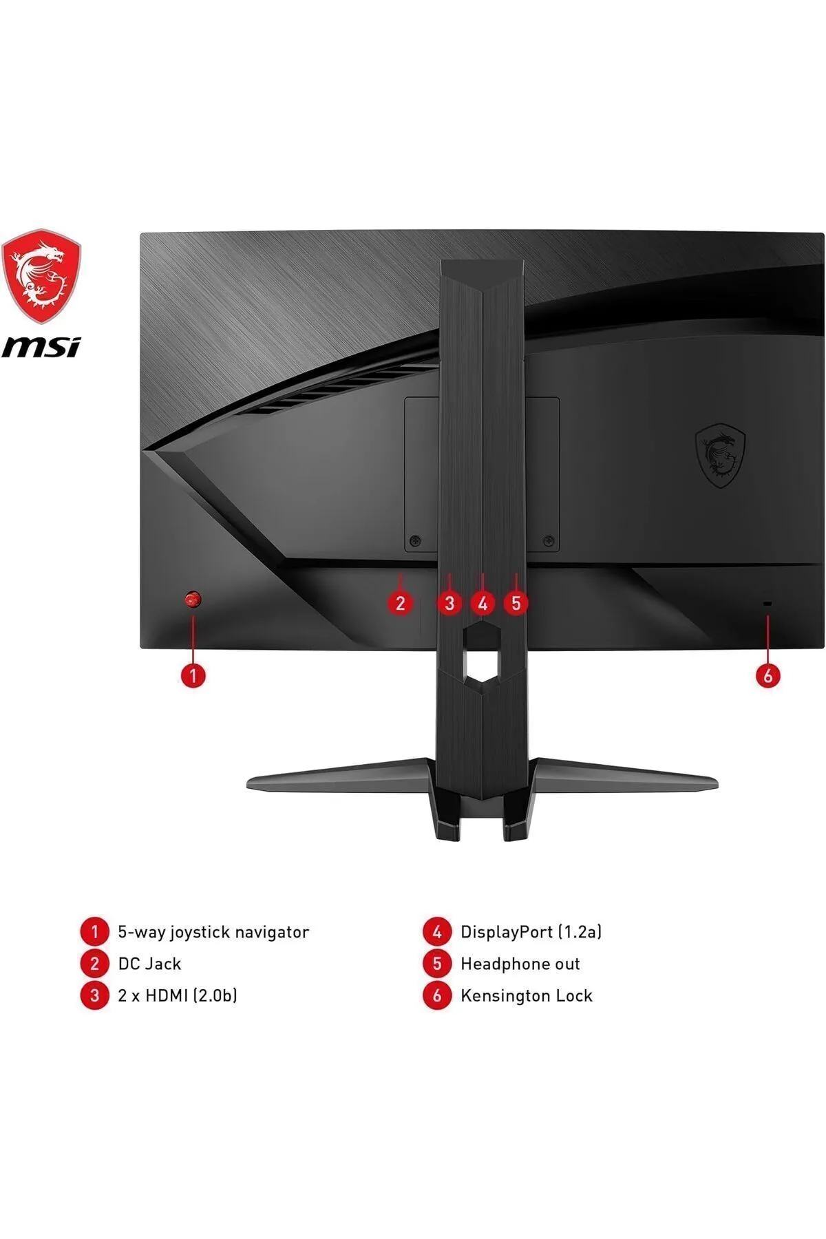 MSI G24C6P E2 23.6" FHD CURVE 1500R VA 180HZ 1MS ADAPTIVE-SYNC GAMING MONITOR