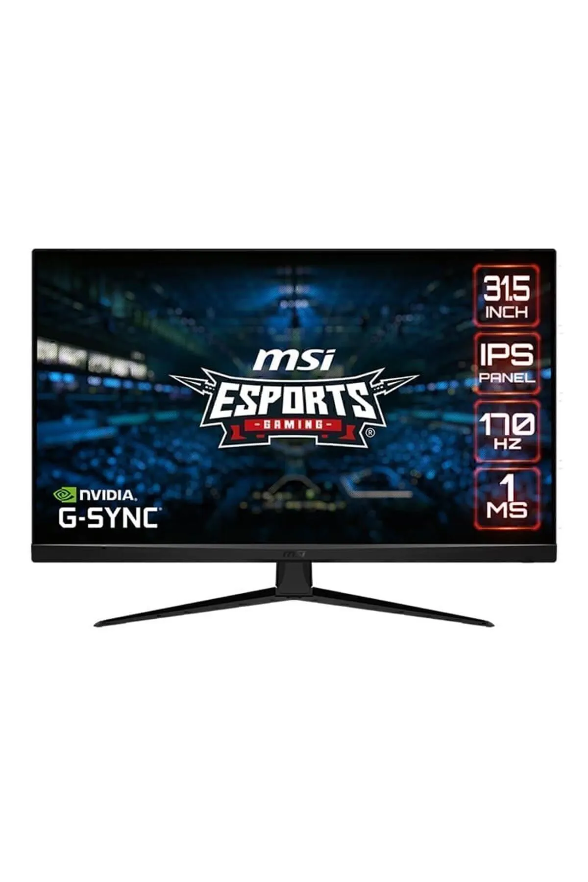 MSI G321q 31.5 Inç 2560x1440 Wqhd 16:9 170hz 1ms Ips G-sync Premium Gaming Monitör