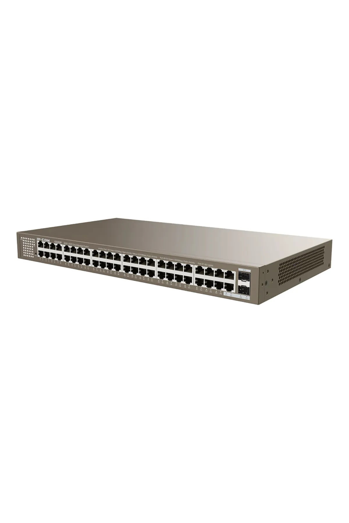 IP-COM G3350F 48GE Port, 2xSFP Cloud Yönetilebilir Switch