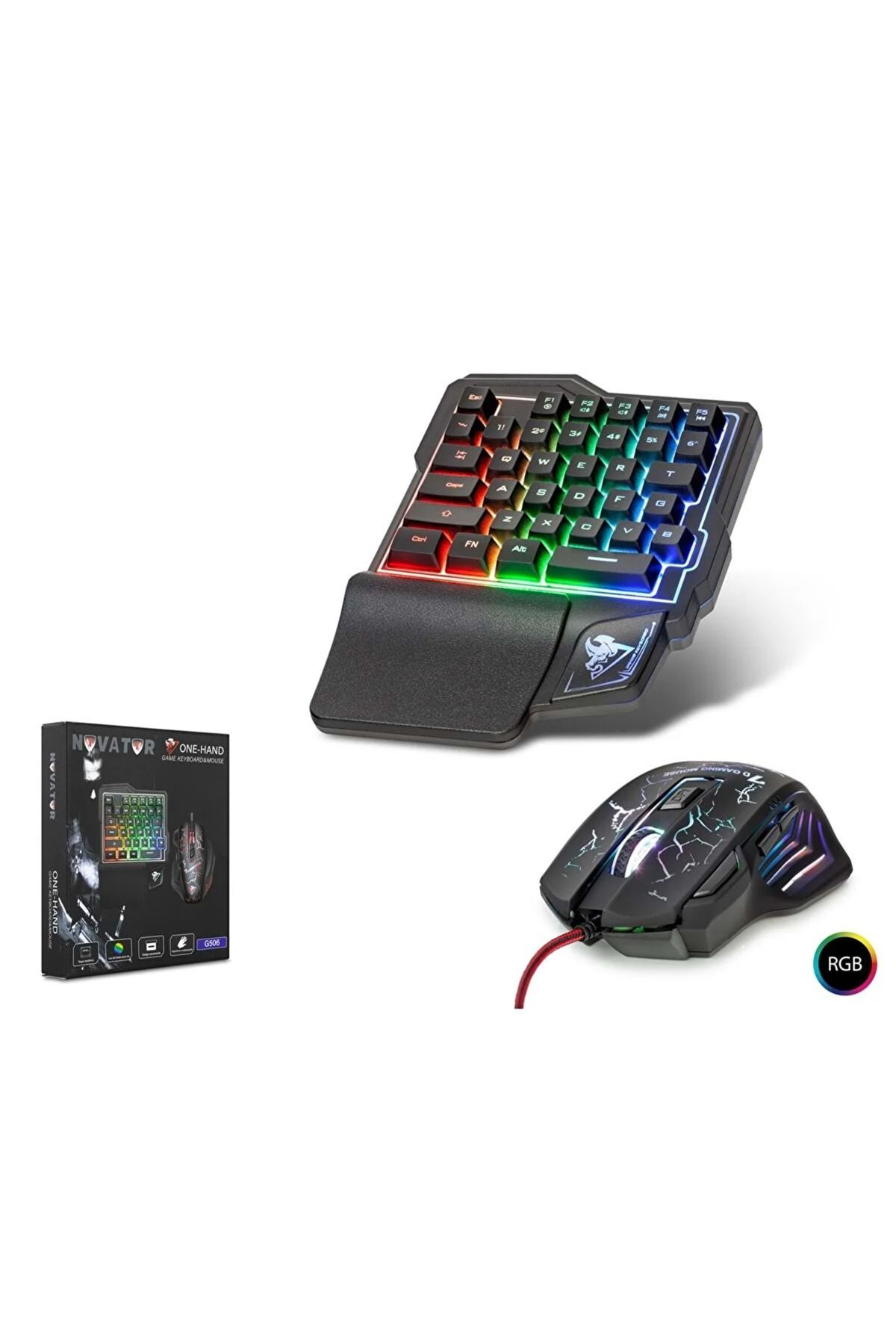 SKYNEX G506 Oyun Klavye & Mouse Set Ledli Q (PUBG DESTEKLEMEZ)