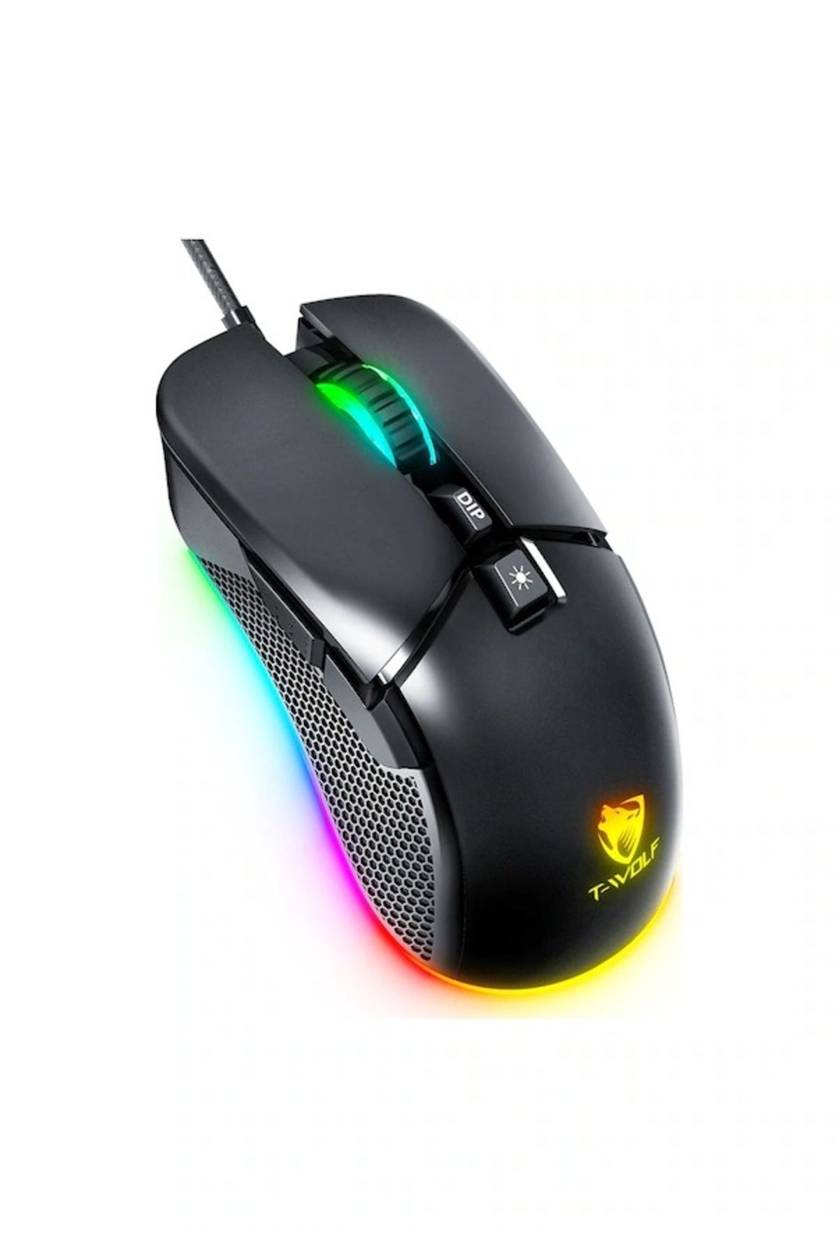 T-WOLF G590 Usb Kablolu Gaming Mouse Rgb Işıklı 800-7200dpi