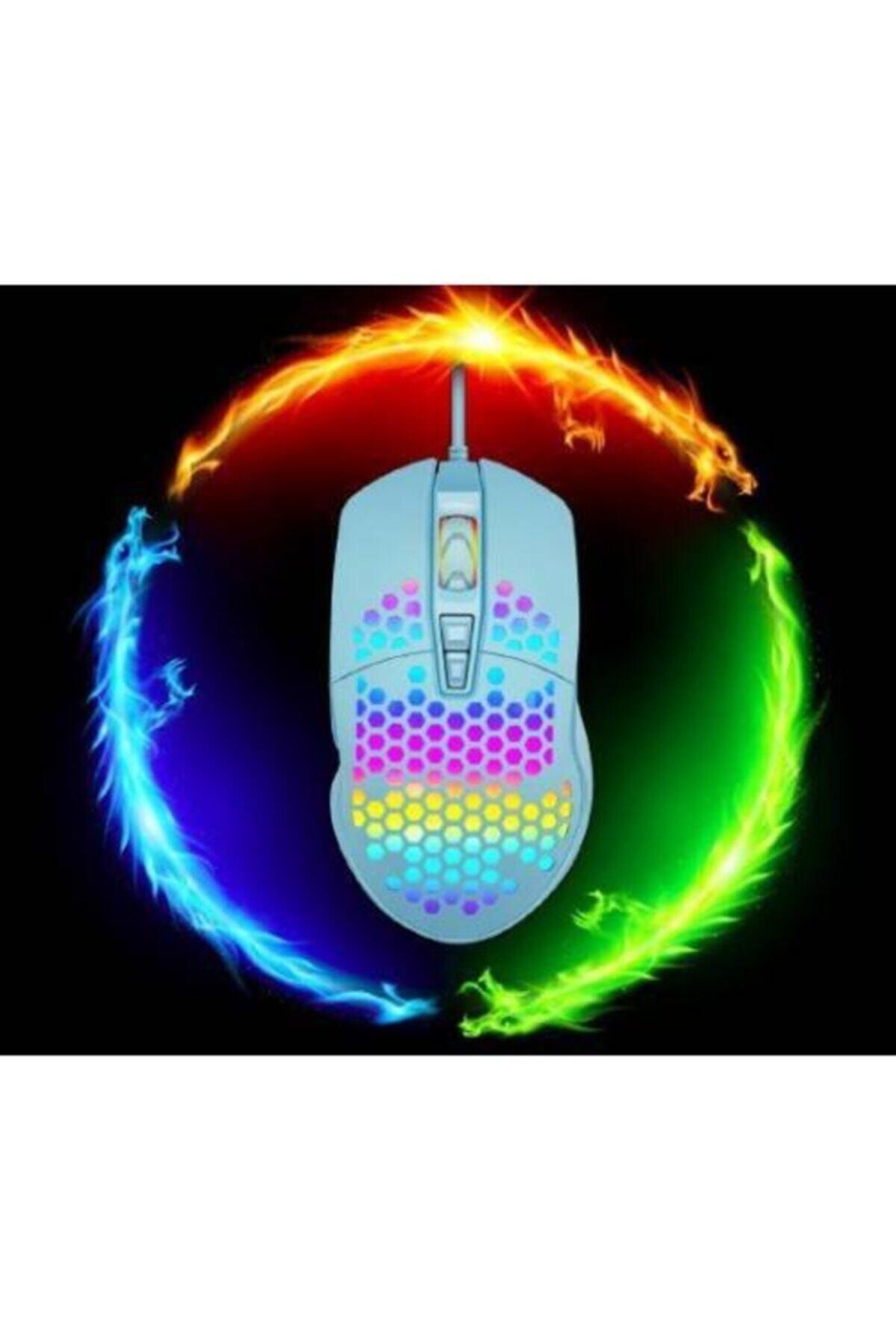 Prozone G88 Rgb Gaming Mouse Hexogen Turkuaz