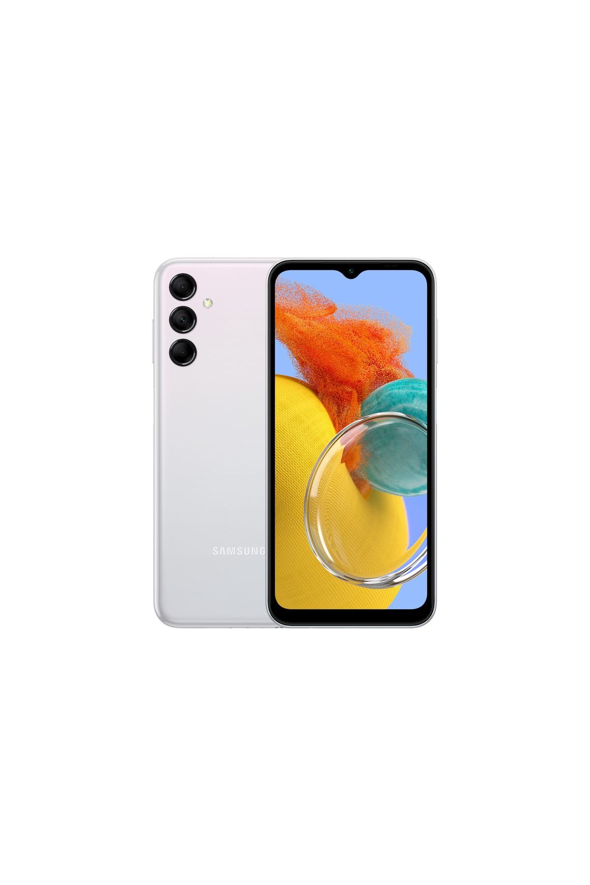 Samsung Galaxy M14 5G 128 GB Gümüş Cep Telefonu (Samsung Türkiye Garantili)