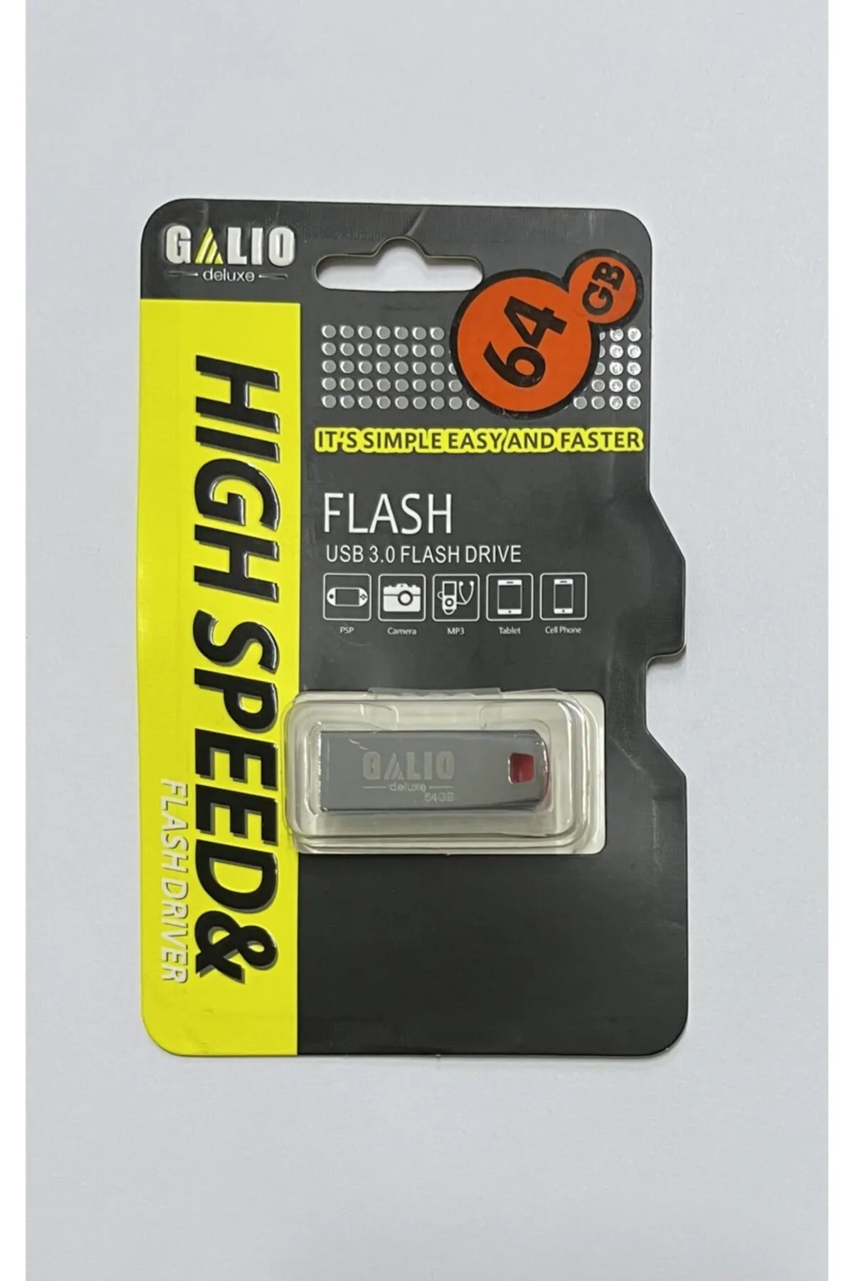 WOODCASTLE ELEKTRONİK Galio 64gb Usb Flash Bellek 3.0 Class 10