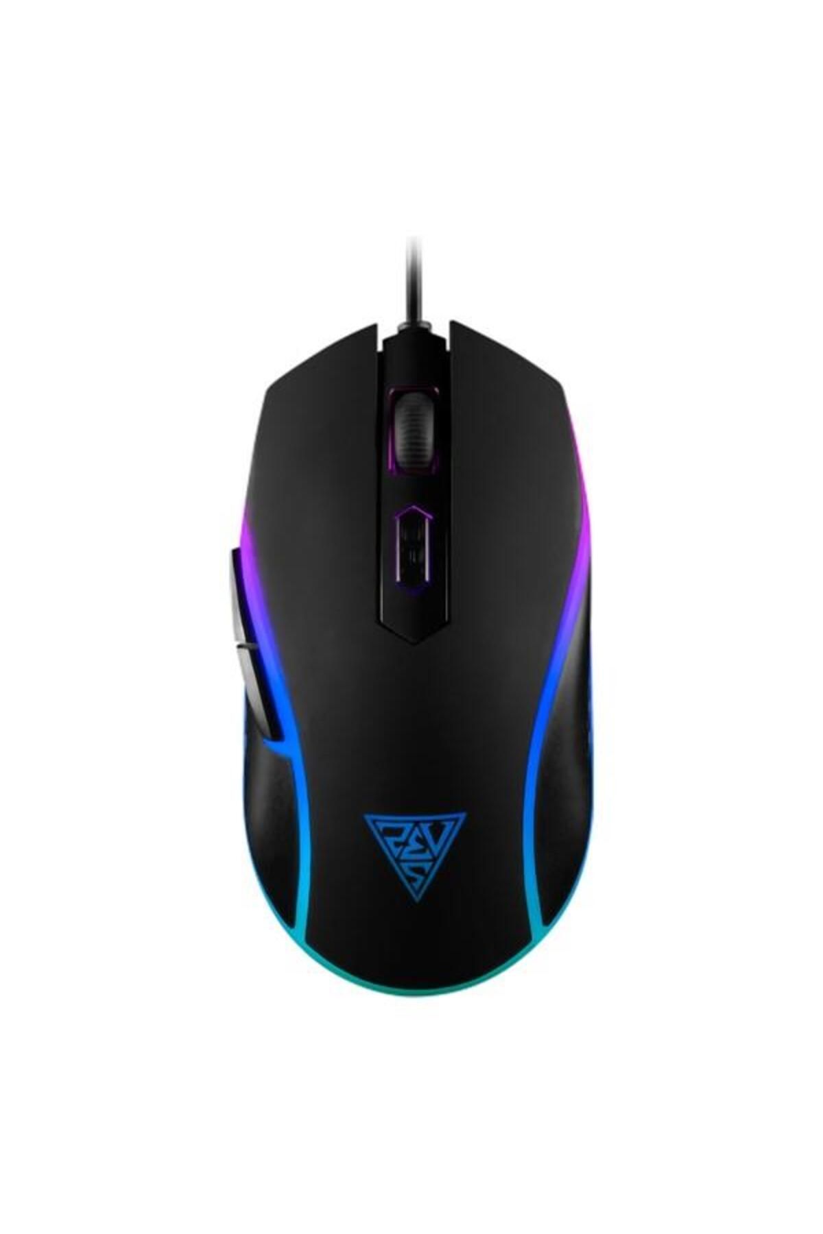 Genel Markalar Gamdıas Aura Gs1, Çok Renkli Aydınlatma, Usb Kablolu, 6 Tuşlu, Gaming Mouse, 3600dpı, Siyah