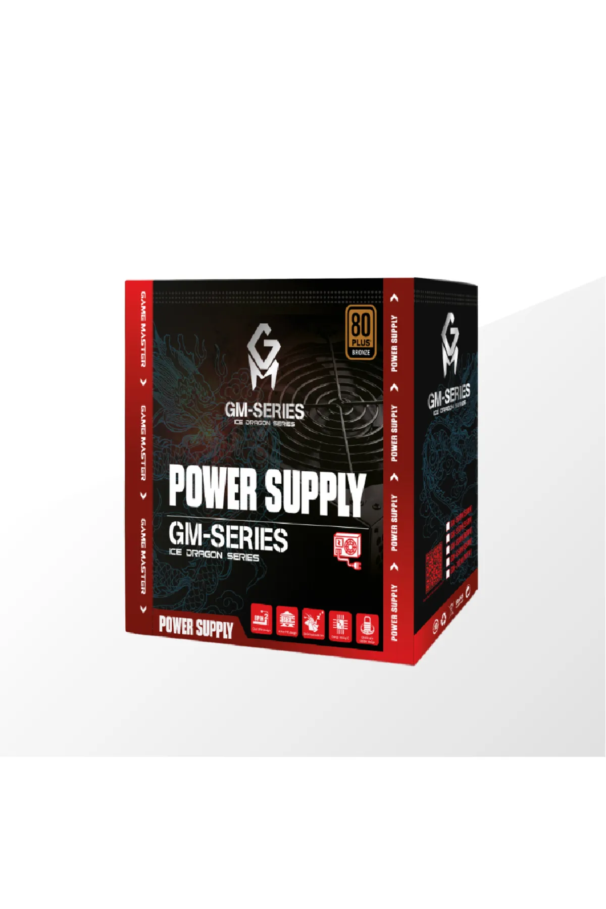 GM Game Master Game Master 650w 80+ Bronze Kasa Power Supply PSU Güç Kaynağı