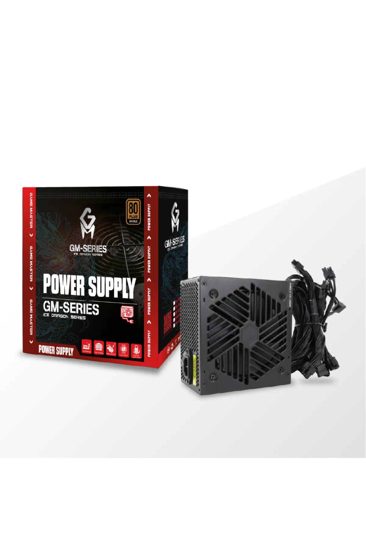 GM Game Master Game Master 650w 80+ Bronze Kasa Power Supply PSU Güç Kaynağı