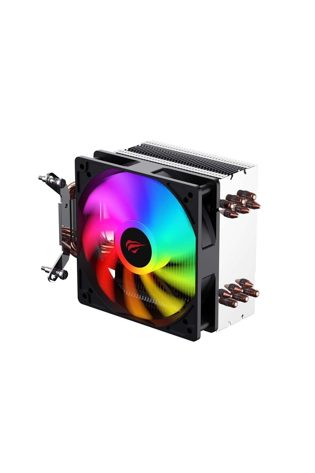 Havit Gamenote F2005 120mm RGB İşlemci Fanı Bakır Boru Intel LGA1700