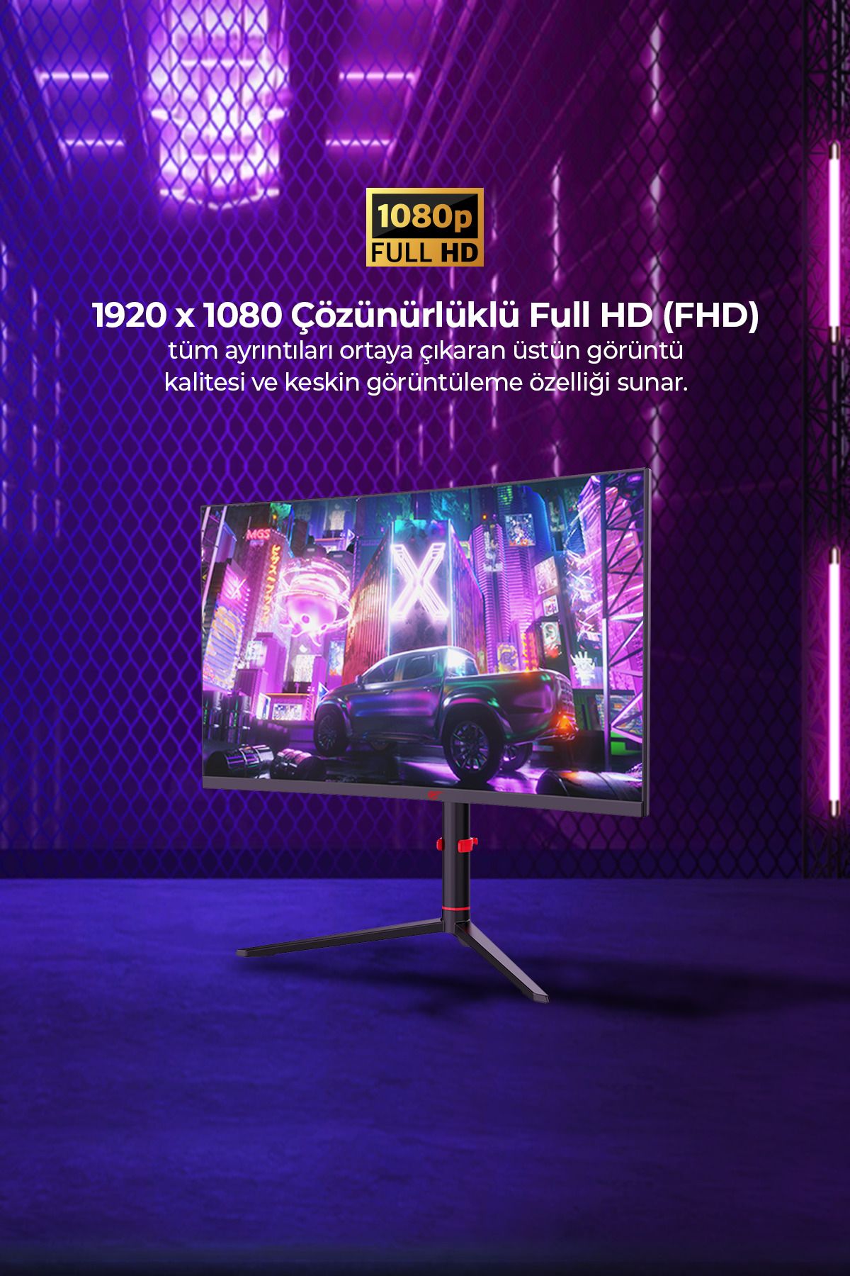 Havit Gamenote GSC102 27" Inç 200Hz 1ms Full Hd Pivot Curved Gaming Monitör VA Panel