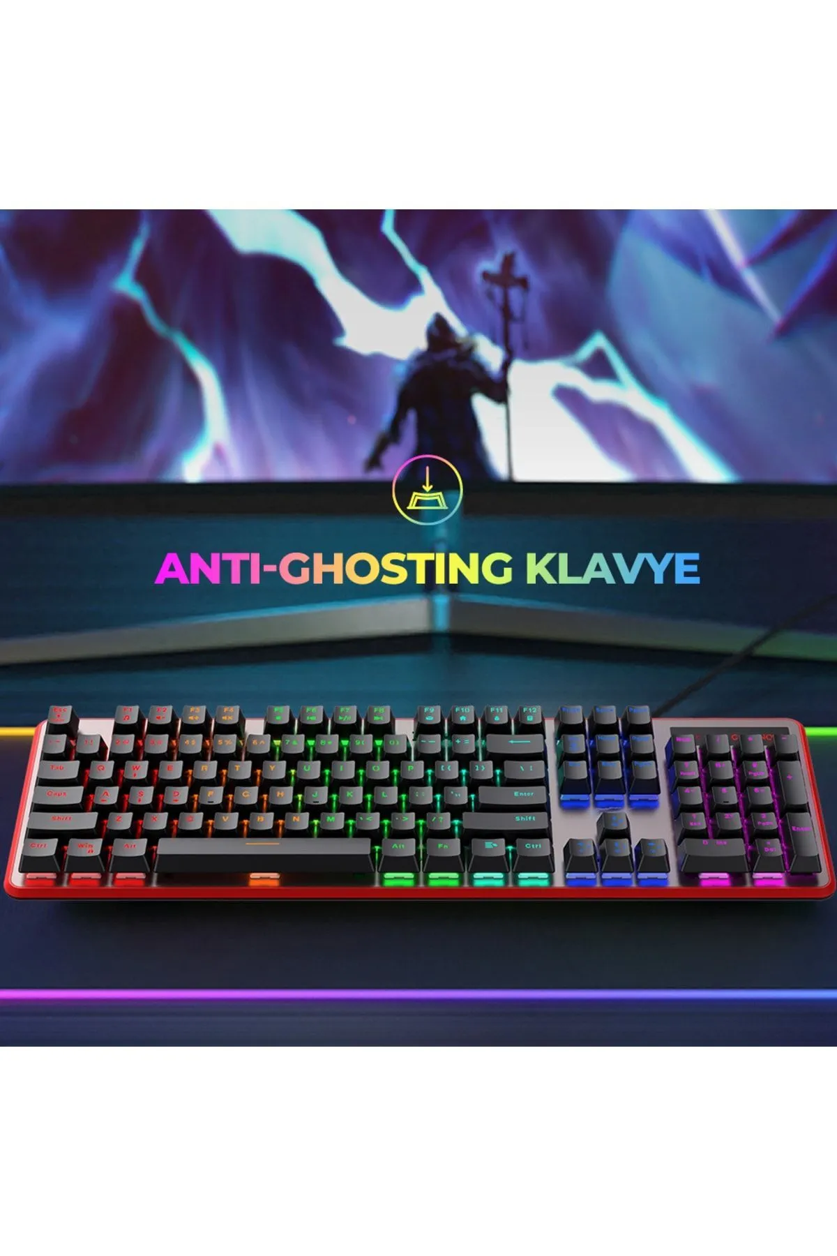 Havit Gamenote Kb870l Rgb Backlit Gaming Mekanik Klavye