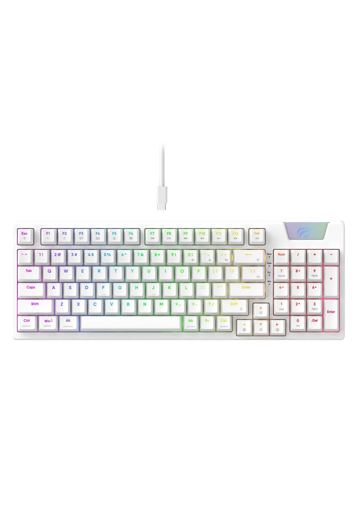 Havit Gamenote KB885L RGB Backlit Gaming Mekanik Klavye Profesyonel Gasket