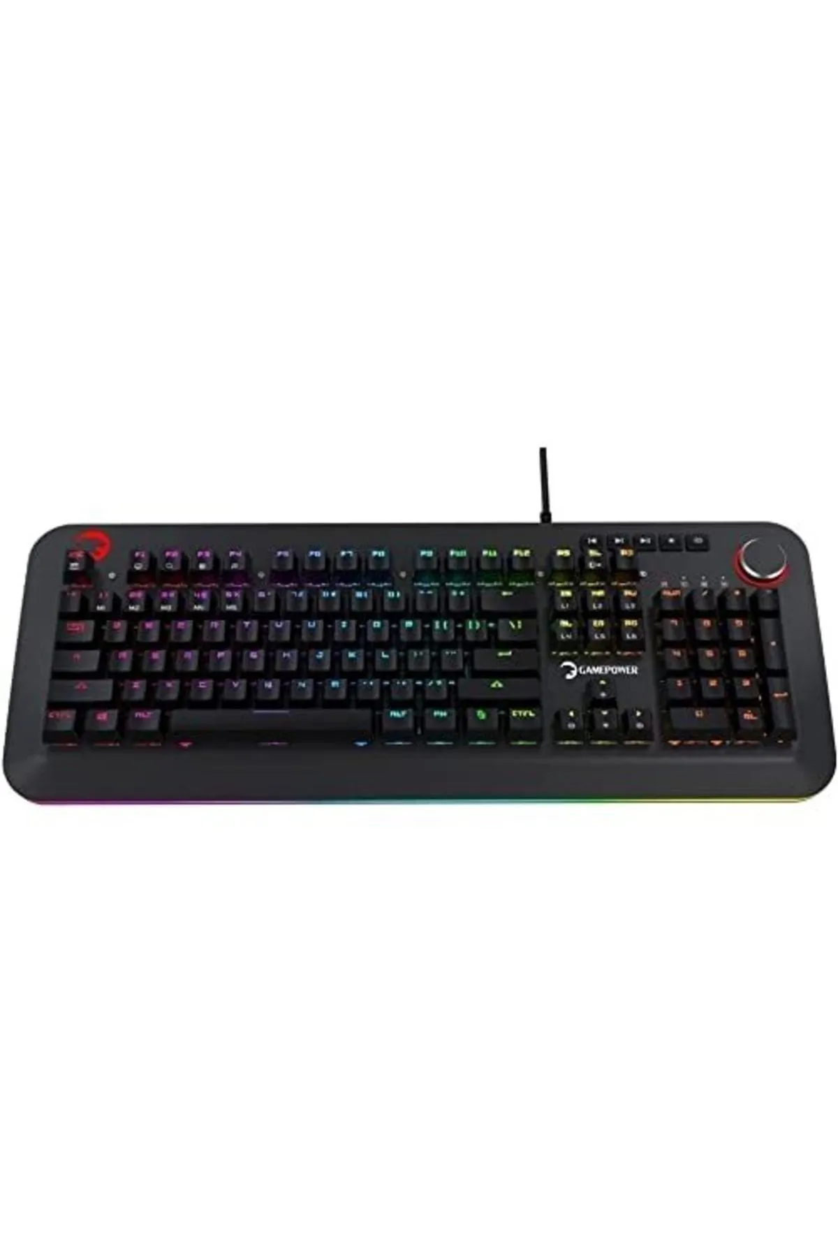 Genel Markalar Gamepower Starscream Rgb Kırmızı Switch Türkçe Q Usb Suya Dayanıklı Optik Mekanik Gaming Oyuncu Klav