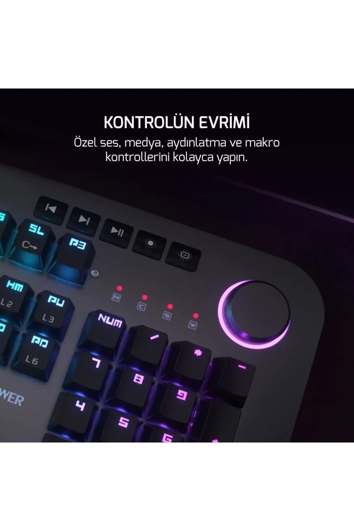 Genel Markalar Gamepower Starscream Rgb Kırmızı Switch Türkçe Q Usb Suya Dayanıklı Optik Mekanik Gaming Oyuncu Klav