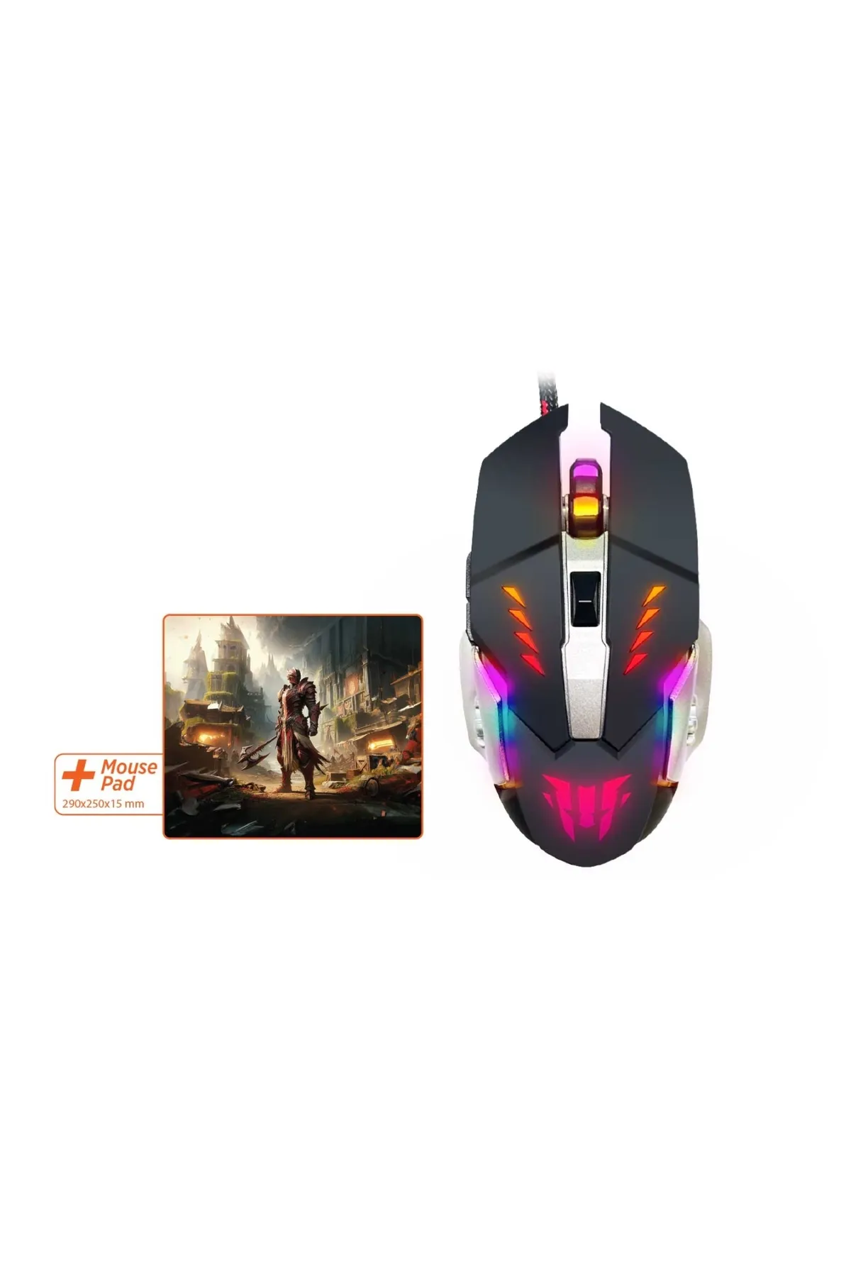 Polosmart Gaming Mouse + Mouse Pad PGS303