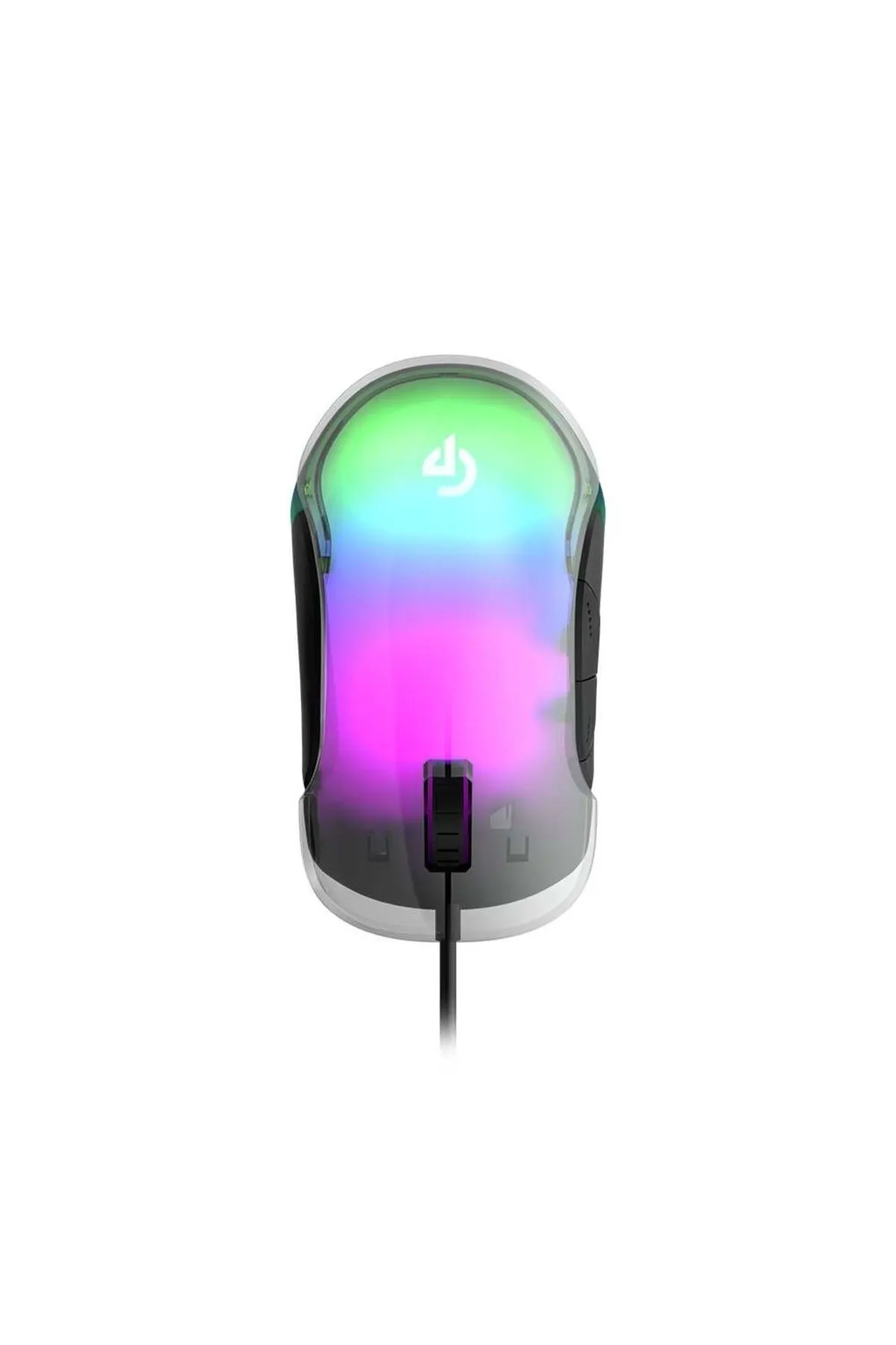 porodo Gaming Mouse RGB 8D Kristal Kasa 12800 DPI / Oyuncu Mouse