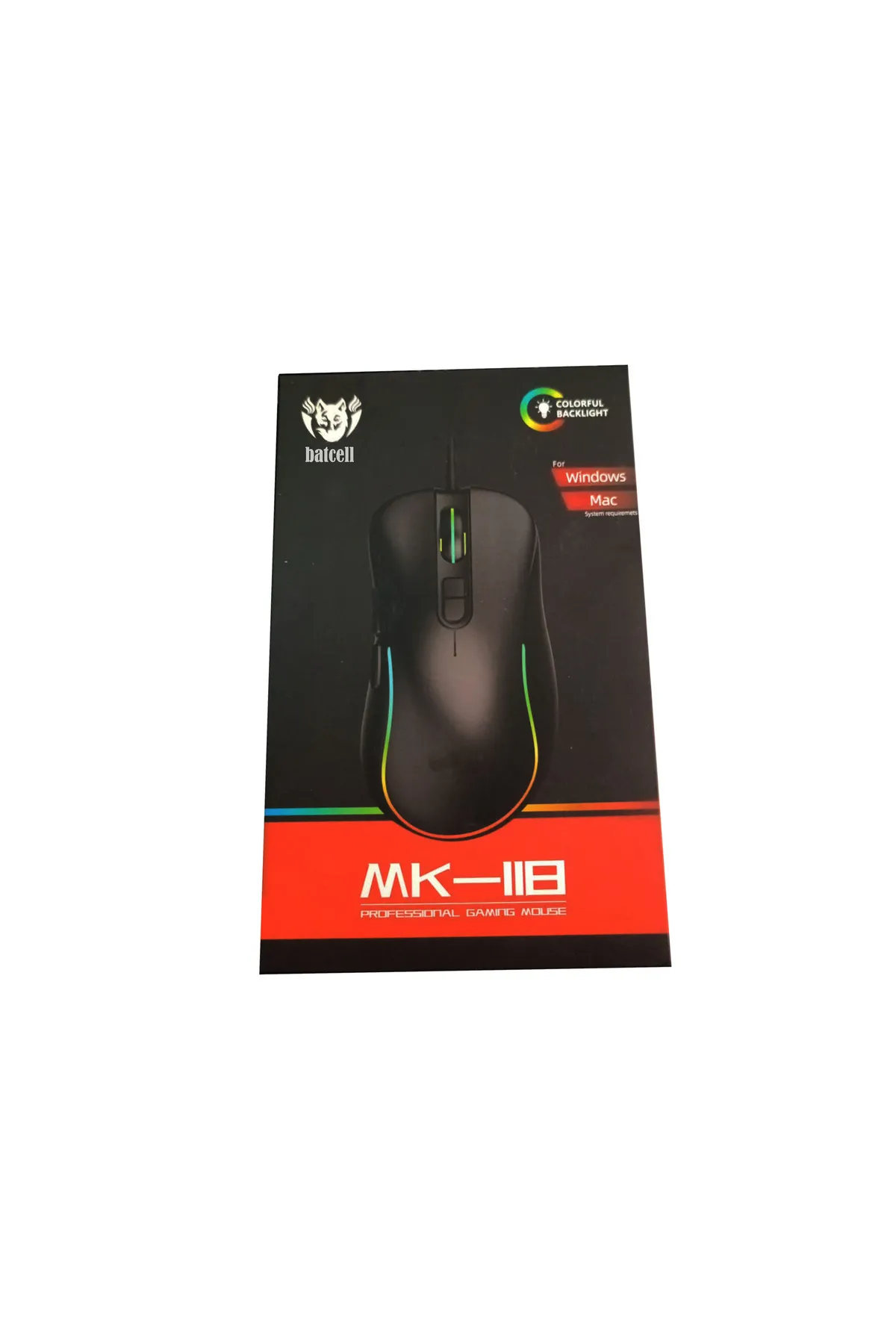 batcell Gaming Oyuncu Mouse Makro Tuşlu Rgb Ledli 7200 Ayarlanabilir Dpı Jammer