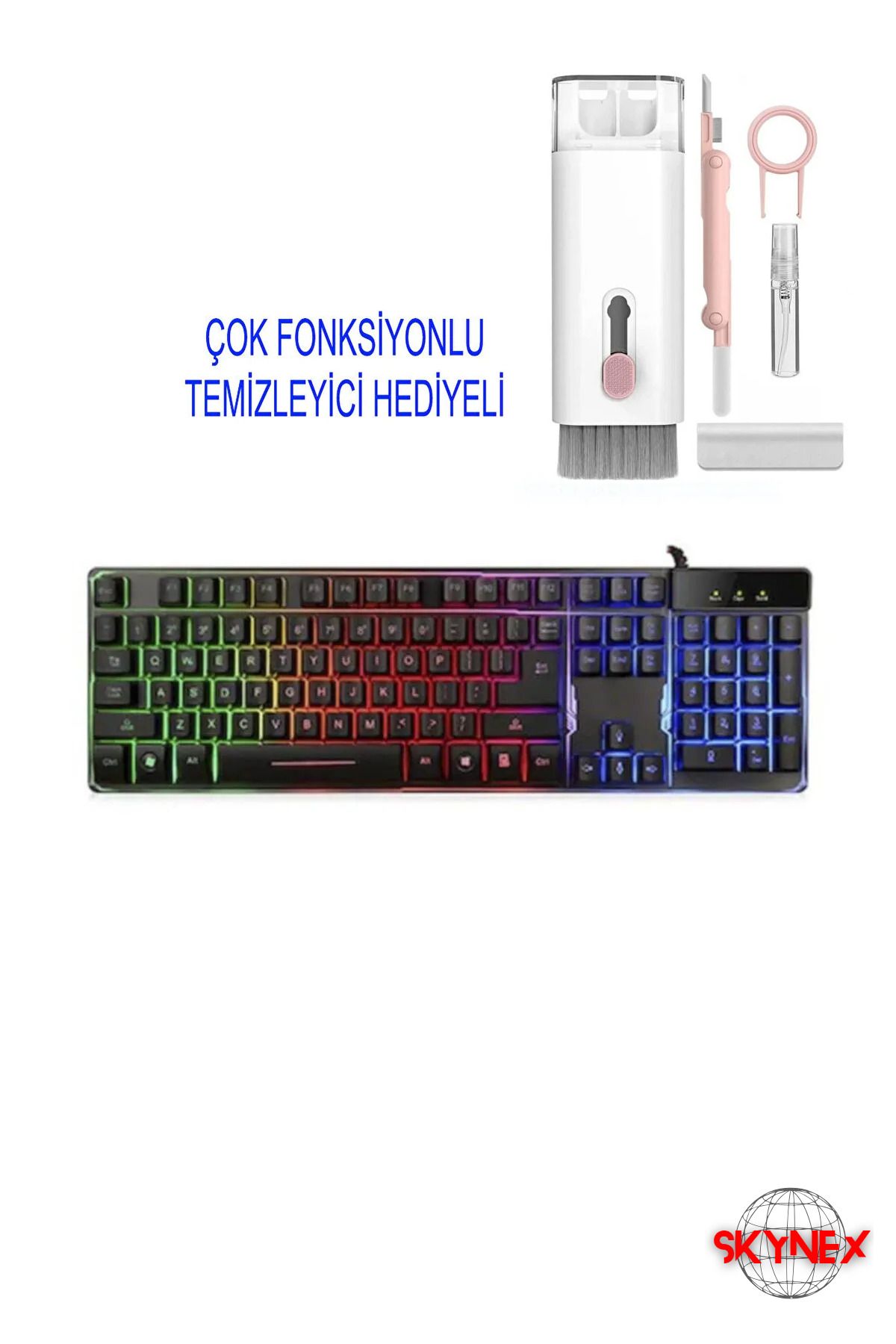 SKYNEX Gaming Oyuncu RGB Klavye Rgb Switch Q Klavye