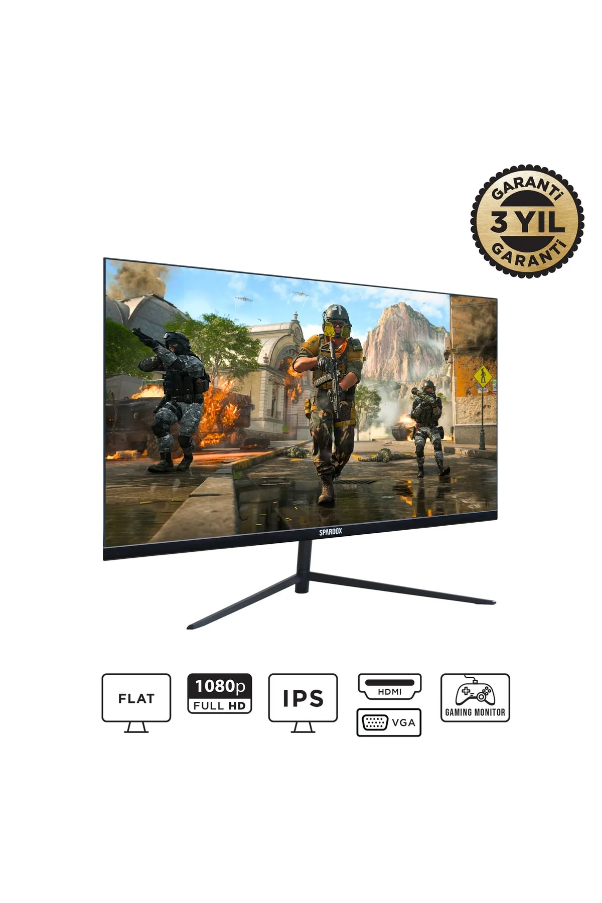 Spardox Gaming Sg-2475 24" 1ms 75hz Ips Hdmı Fullhd Oyuncu Monitörü