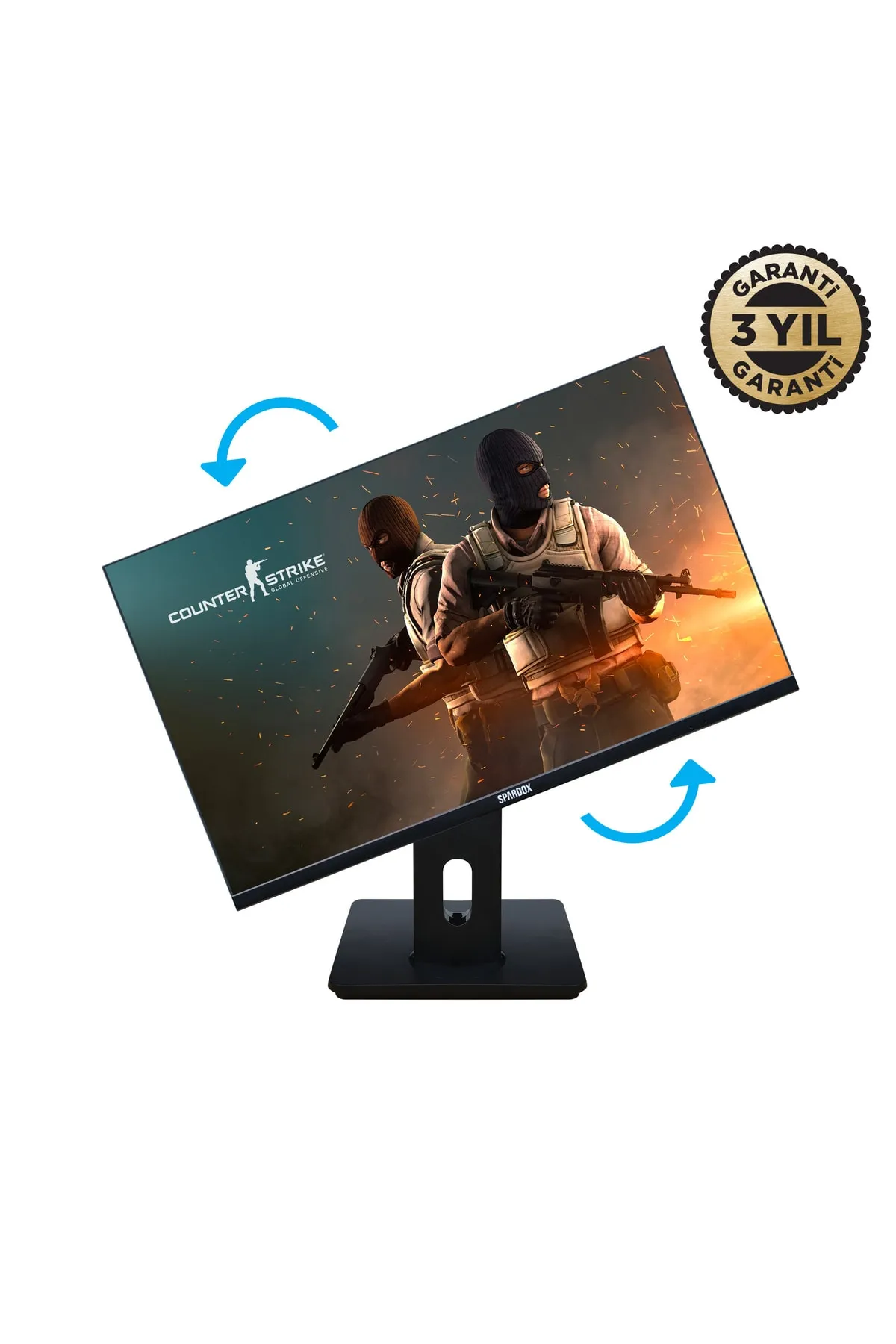 Spardox Gaming Sg-27240rp 27" 1ms 240hz Ips Fullhd 2xdp Pivot Oyuncu Monitörü