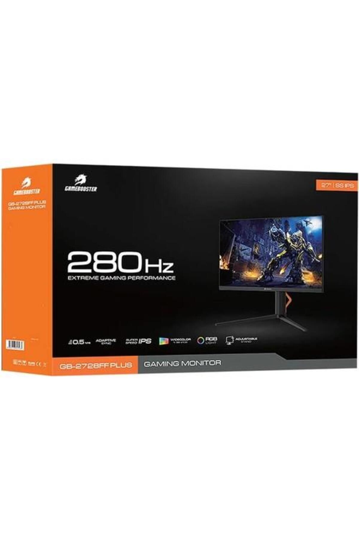 GameBooster Gb-2728ff Plus 27" 280hz Ss Ips 0.5ms Fhd 2xhdmı,1 2dp1 Oynar Ayak Gaming Monitör