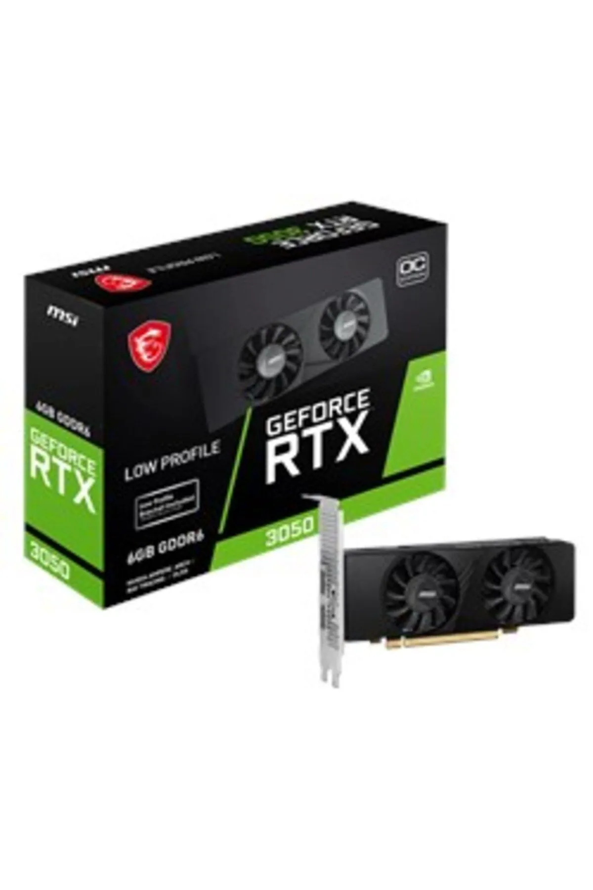 MSI GeForce RTX 3050 LP 6G OC GD6 96Bit Low Profil