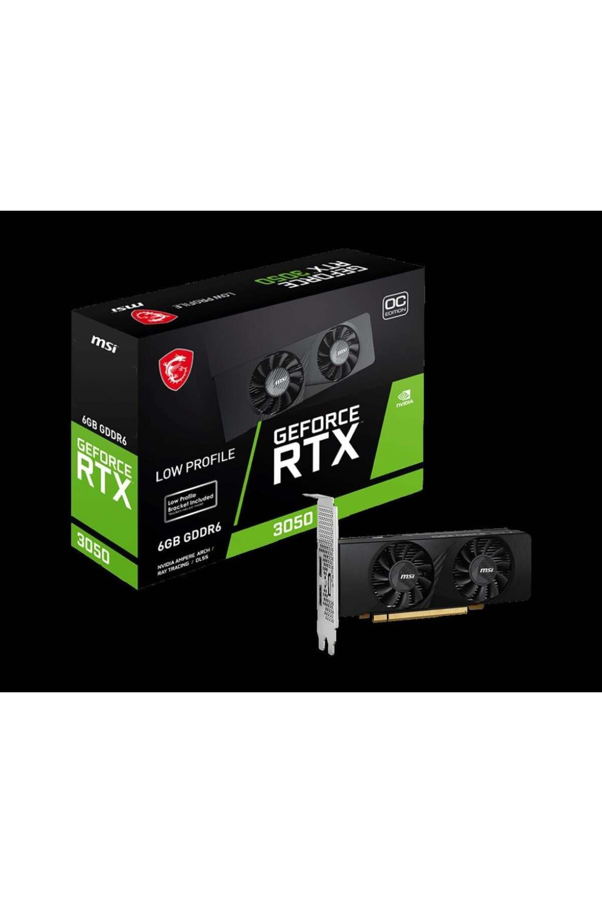 MSI Geforce Rtx 3050 Lp 6g Oc Gddr6 96bıt Dx12