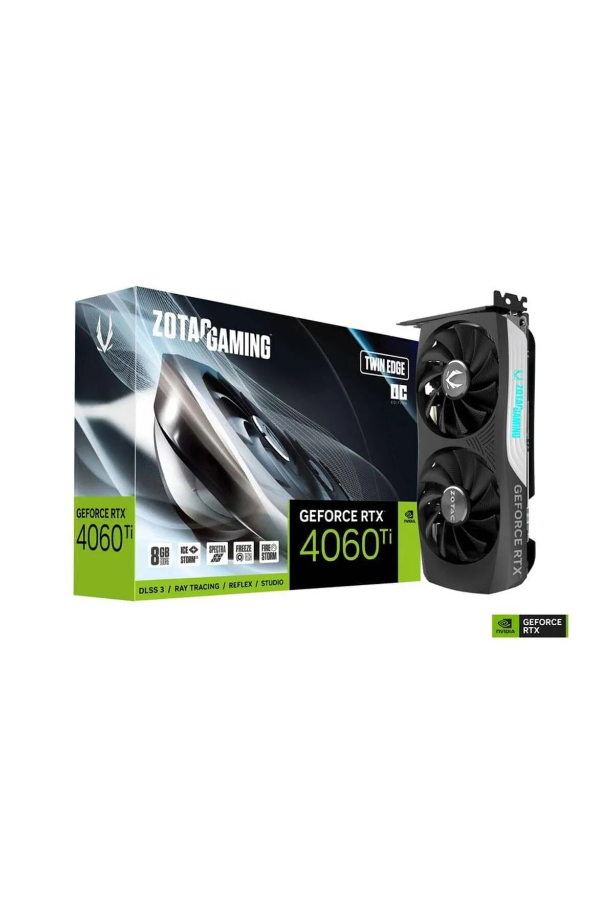 Zotac GeForce RTX 4060 TI GAMING TWIN EDGE 8GB GDDR6 128Bit NVIDIA OC DLSS 3 Ekran Kartı