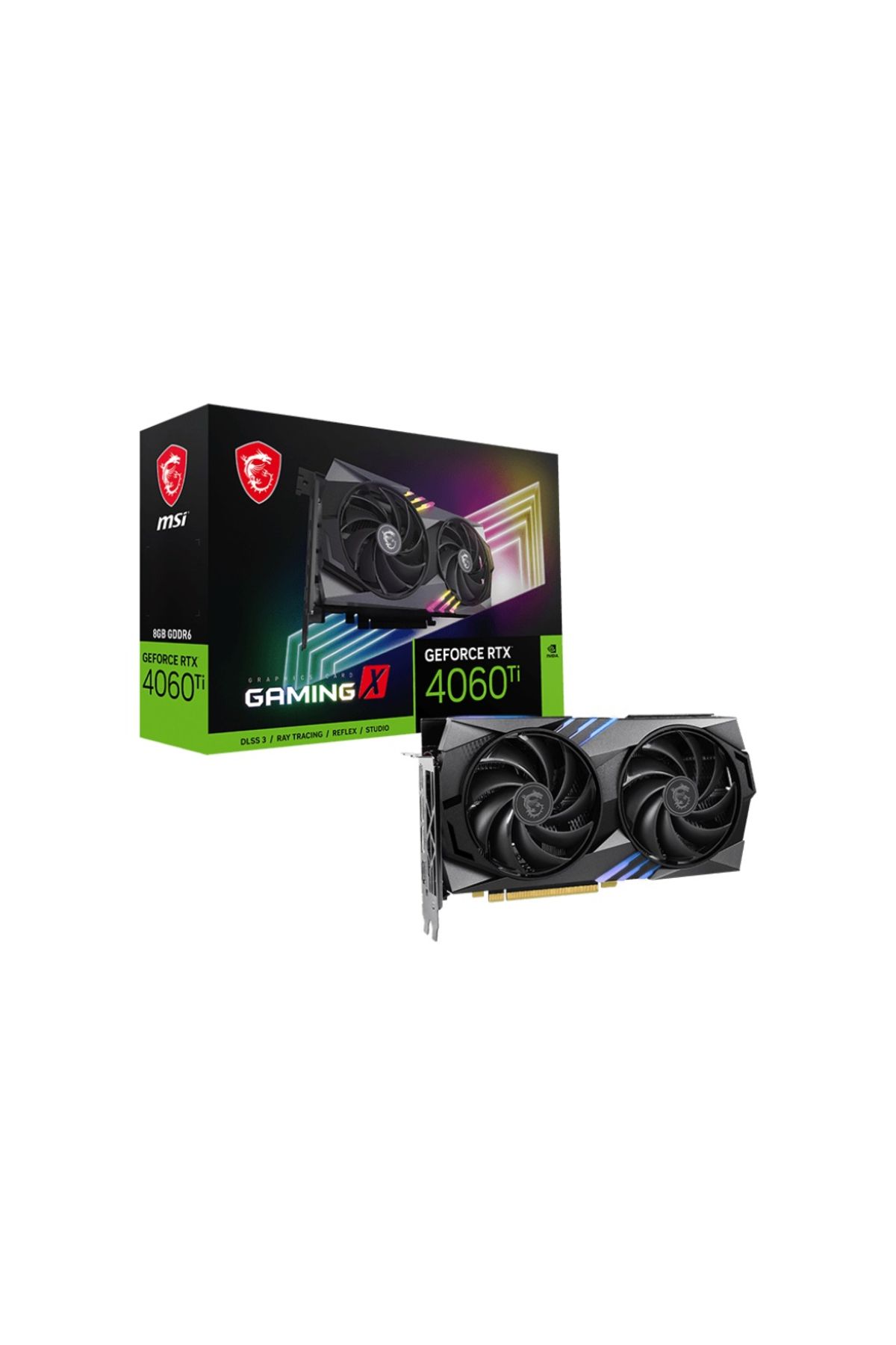 MSI GeForce RTX 4060 Ti Gaming X 8GB GDDR6 128Bit Ekran Kartı (MSI-V515-015R)