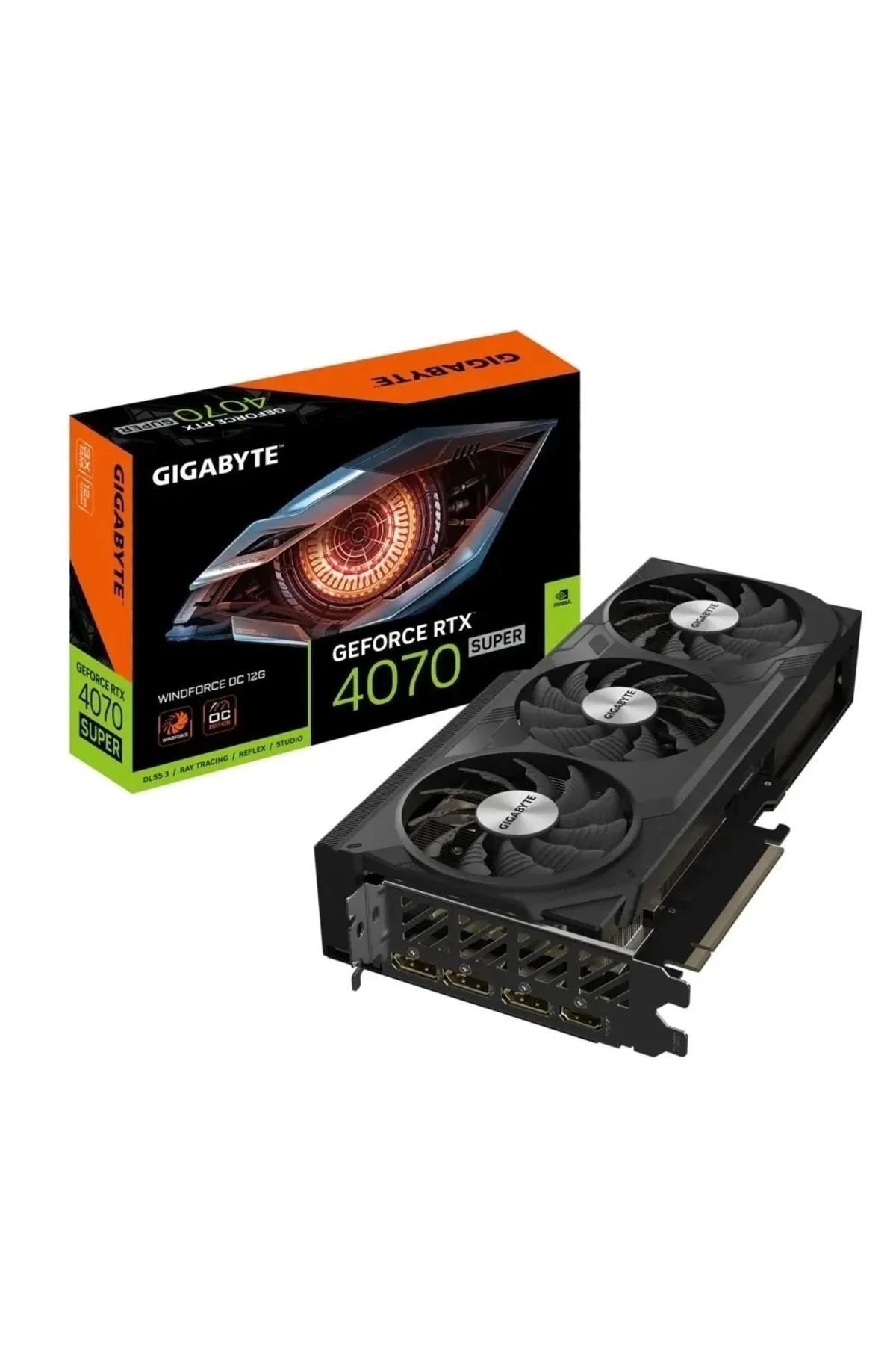 Gigabyte Geforce Rtx 4070 Super Windforce Oc 12gb Gddr6x Dlss 3 192 Bit Ekran Kartı