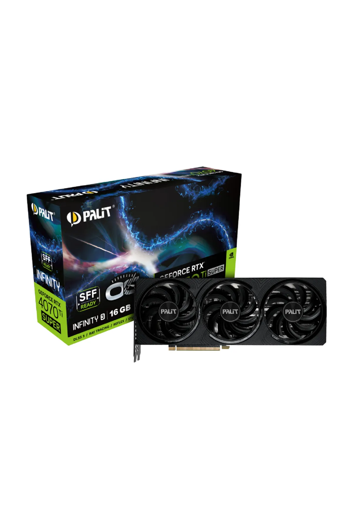 Palit GeForce RTX 4070 Ti Super Infinity 3 OC 16GB GDDR6X 256 Bit DLSS 3 Ekran Kartı