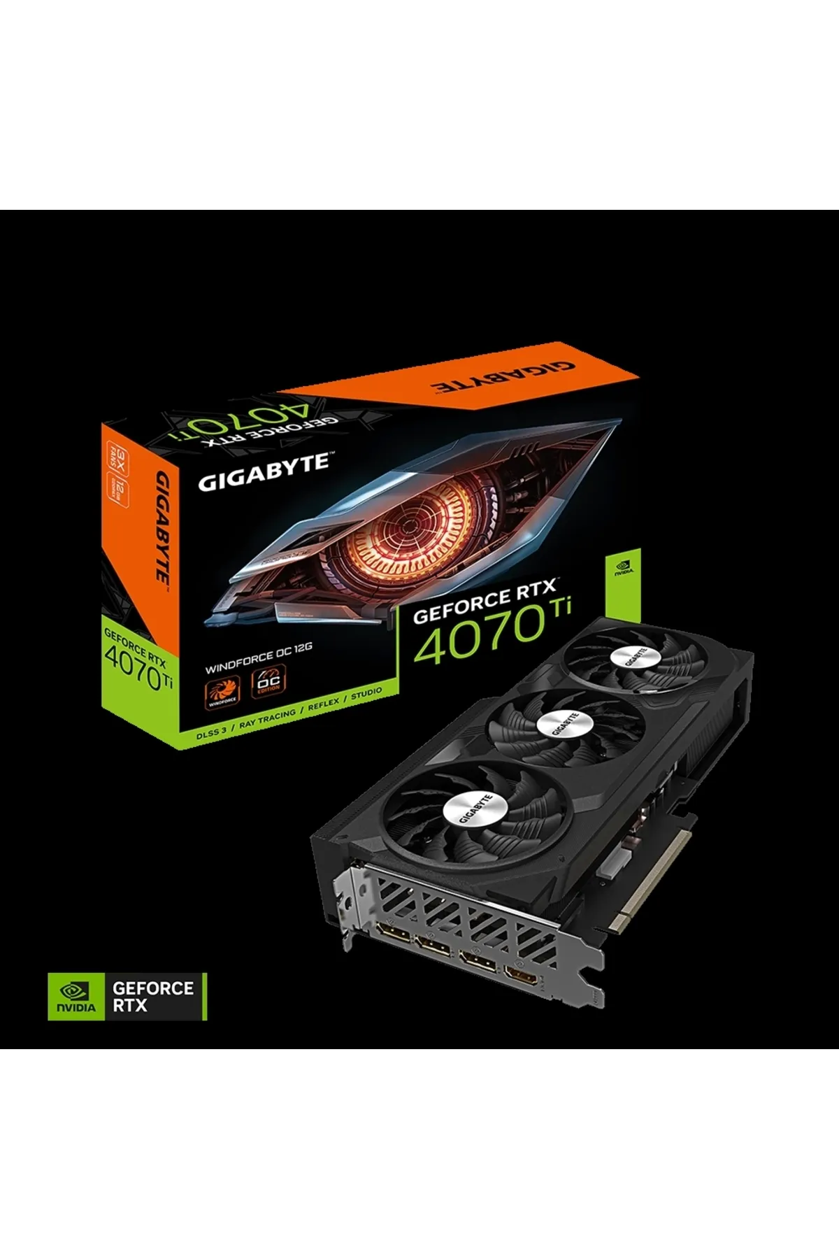 Gigabyte Geforce Rtx 4070 Ti Windforce Oc Gv-n407twf3oc-12gd 12gb Gddr6x 192bit Dlss 3 Gaming (oyunc