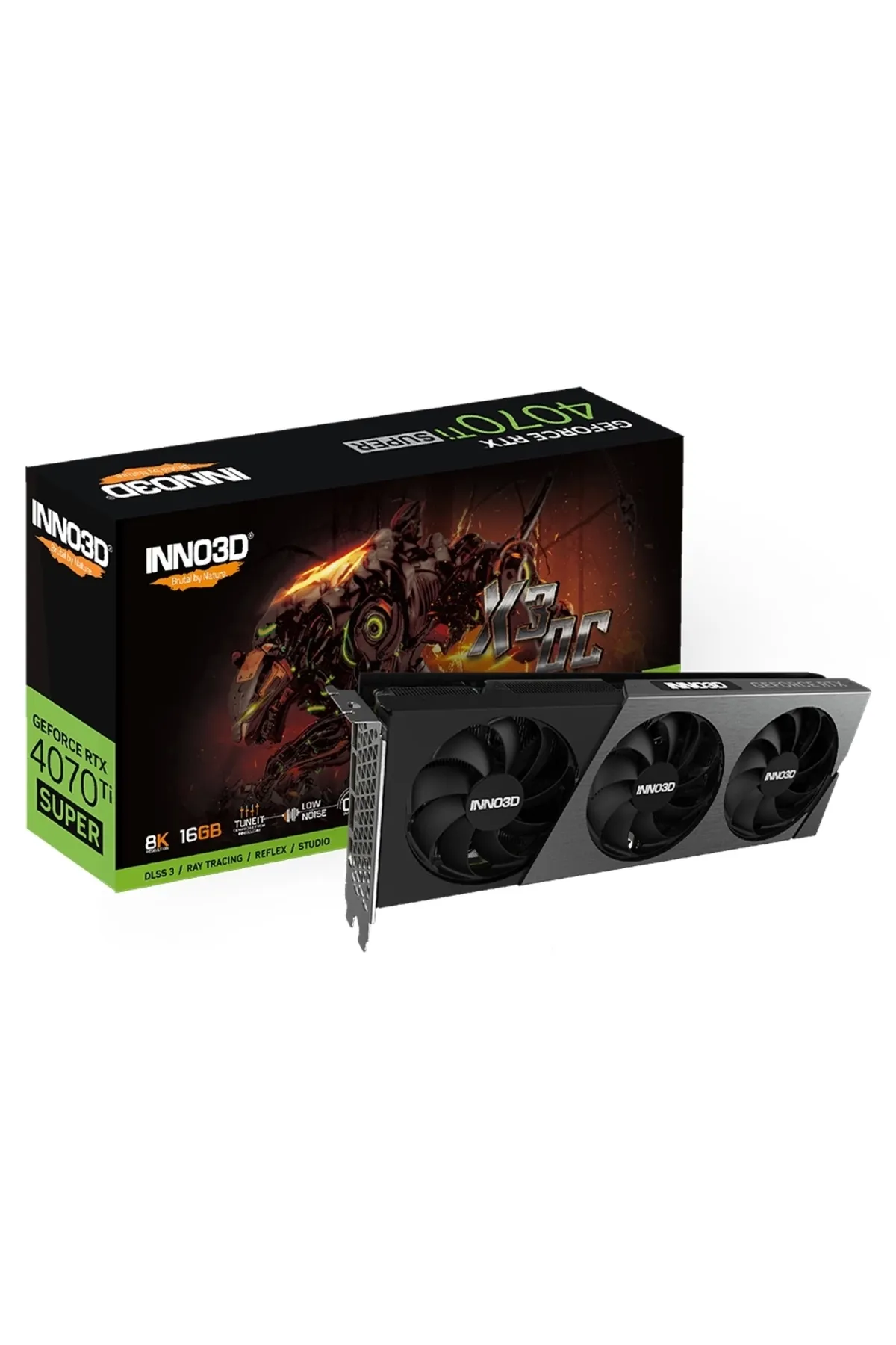 Inno3D Geforce Rtx 4070ti Super X3 Oc 16gb 256 Bit Gddr6x Ekran Kartı