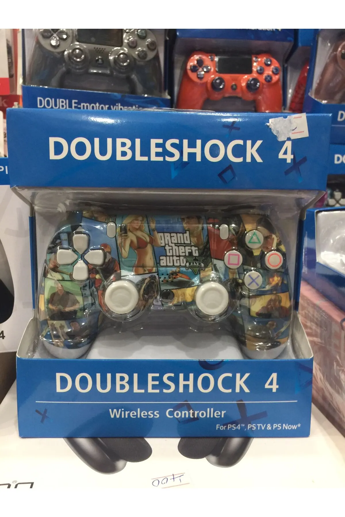 DOUBLESHOCK GETA LI double MOTOR PS 4 PC UYUMLU KABLOSOUZ GAMEPED