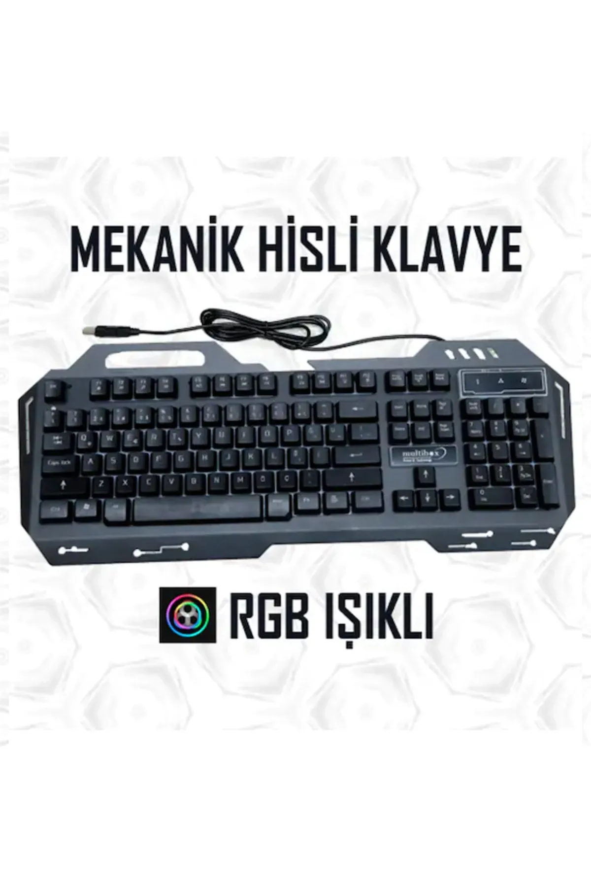 multibox Gk 900 Mekanik Hisli Oyuncu Klavyesi