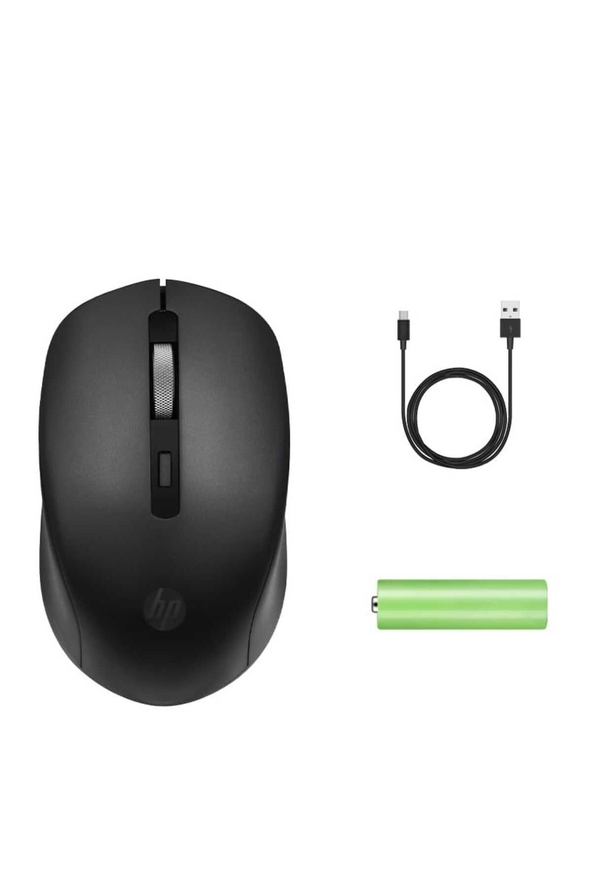 HP Gkcx 2.4ghz Kablosuz Şarj Edilebilir Sessiz Mouse Siyah (Ramwhite Türkiye Garantili) New Desng 101