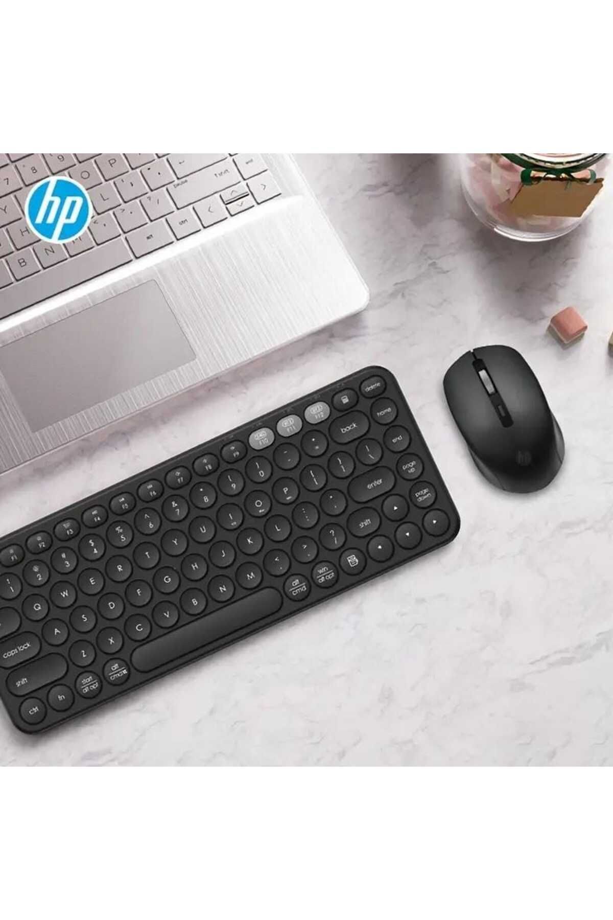 HP Gkcx 2.4ghz Kablosuz Şarj Edilebilir Sessiz Mouse Siyah (Ramwhite Türkiye Garantili) New Desng 101